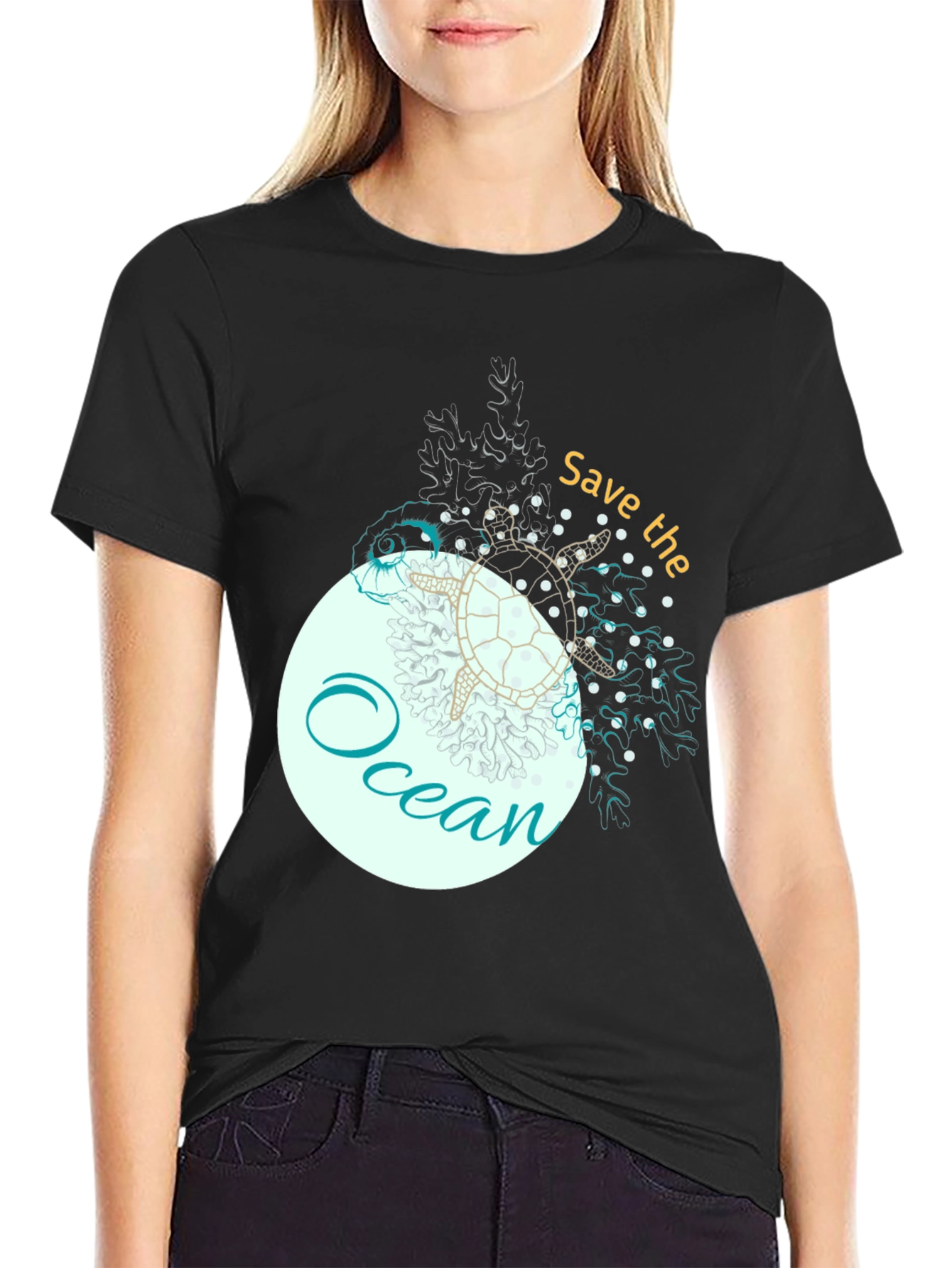 Save the Ocean Graphic Tee
