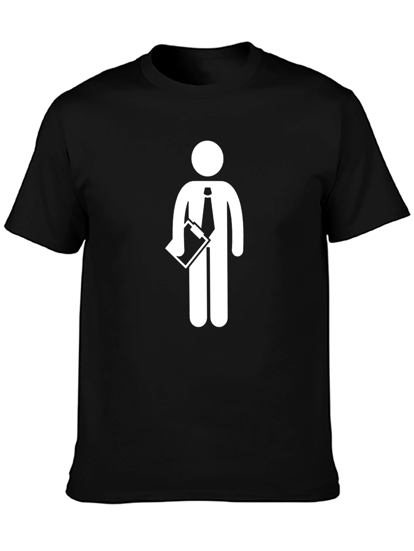 Business Man Graphic Tee - Funny Stick Figure Shirt