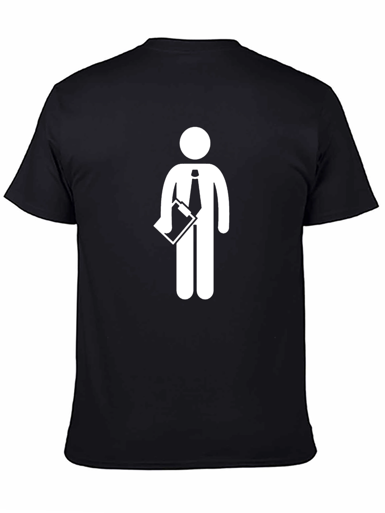 Business Man Graphic Tee - Funny Stick Figure Shirt