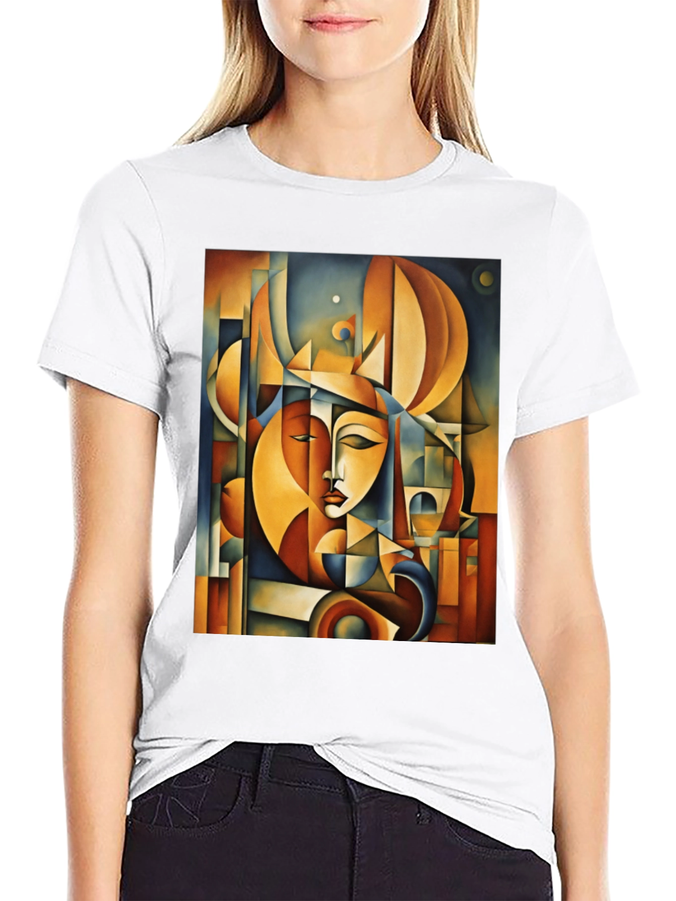 Abstract Art Graphic Tee - Unique Style