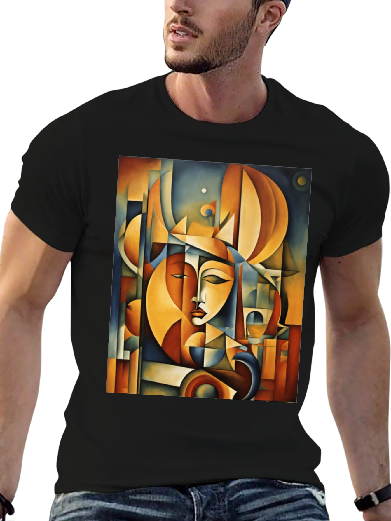 Abstract Art Graphic Tee - Unique Style