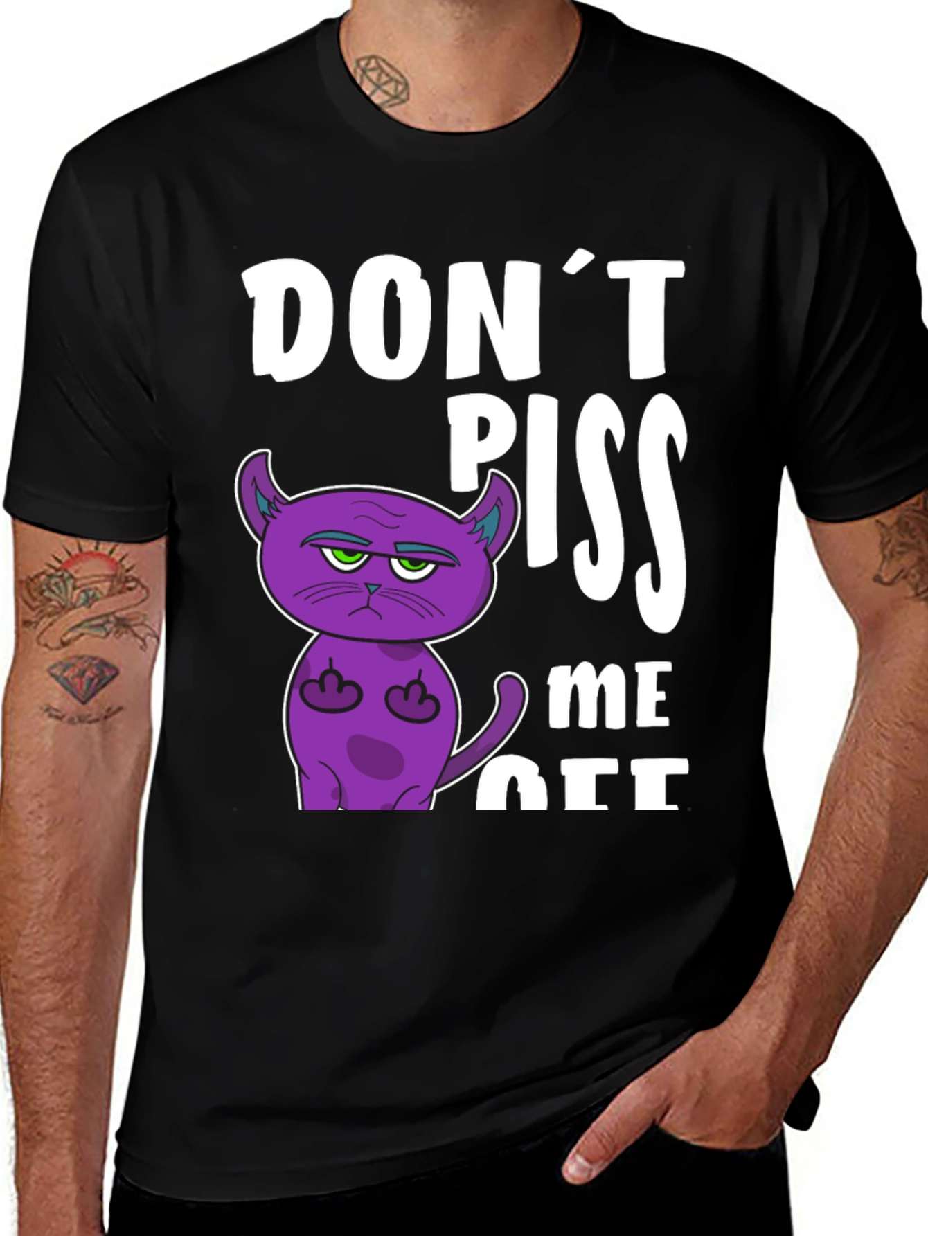 Dont Piss Me Off Funny Cat T-Shirt