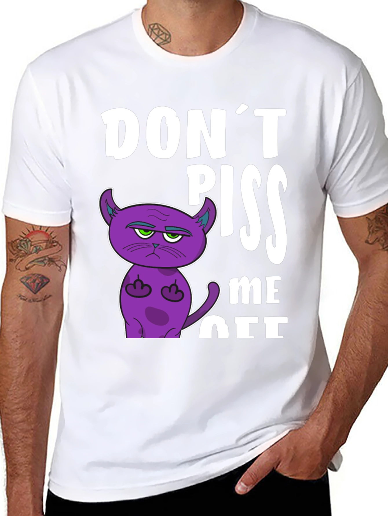 Dont Piss Me Off Funny Cat T-Shirt