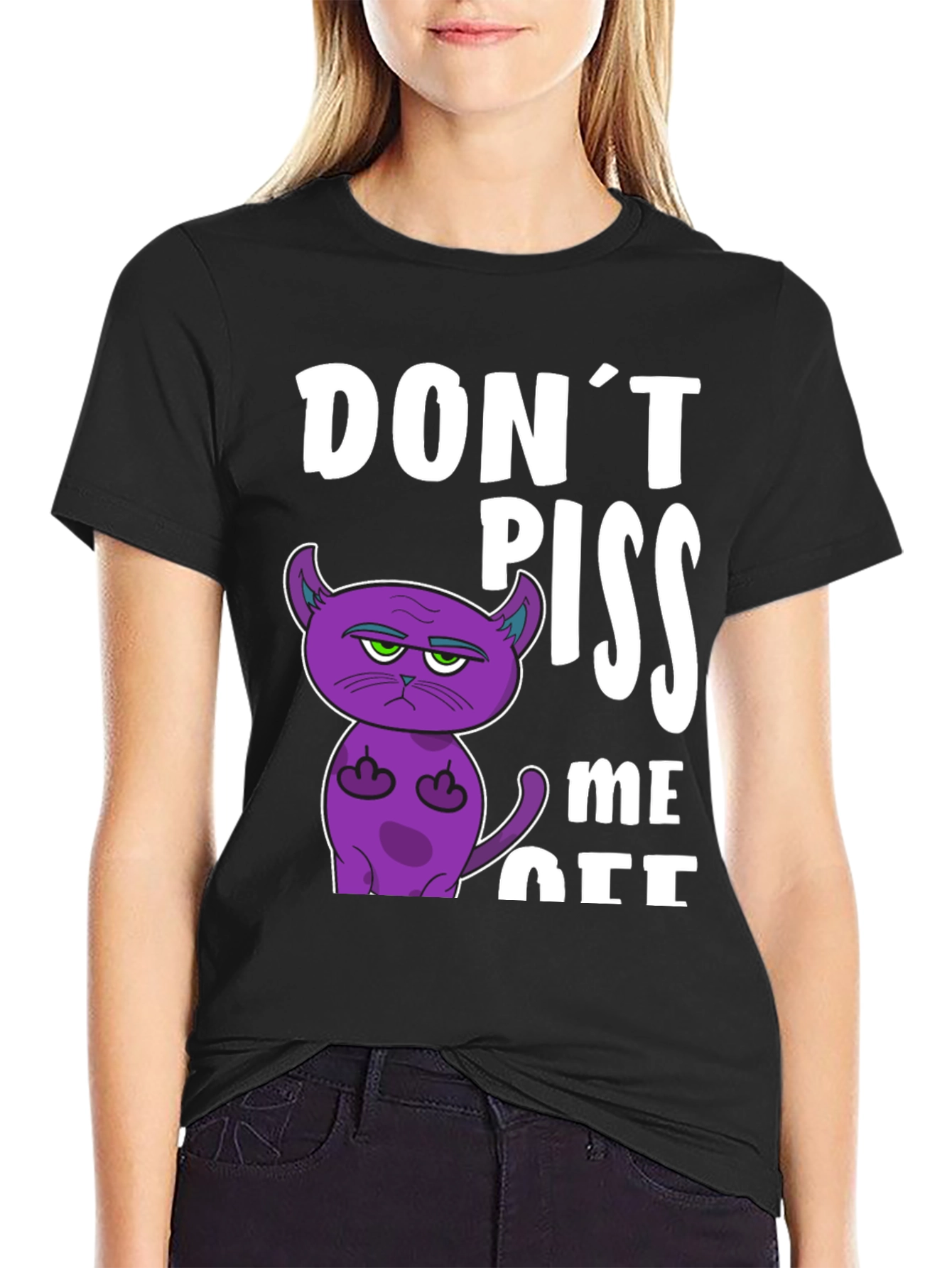 Dont Piss Me Off Funny Cat T-Shirt