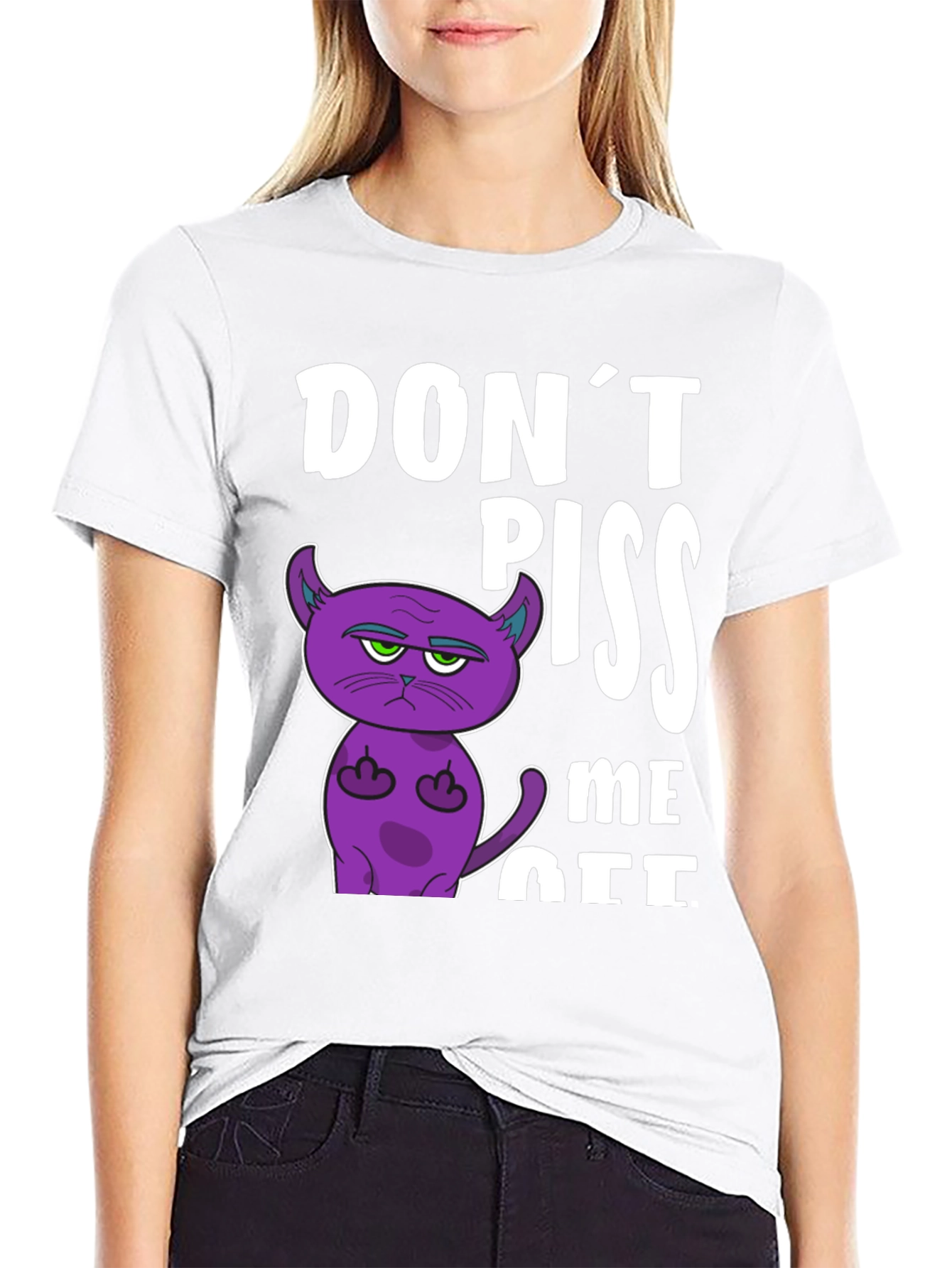 Dont Piss Me Off Funny Cat T-Shirt
