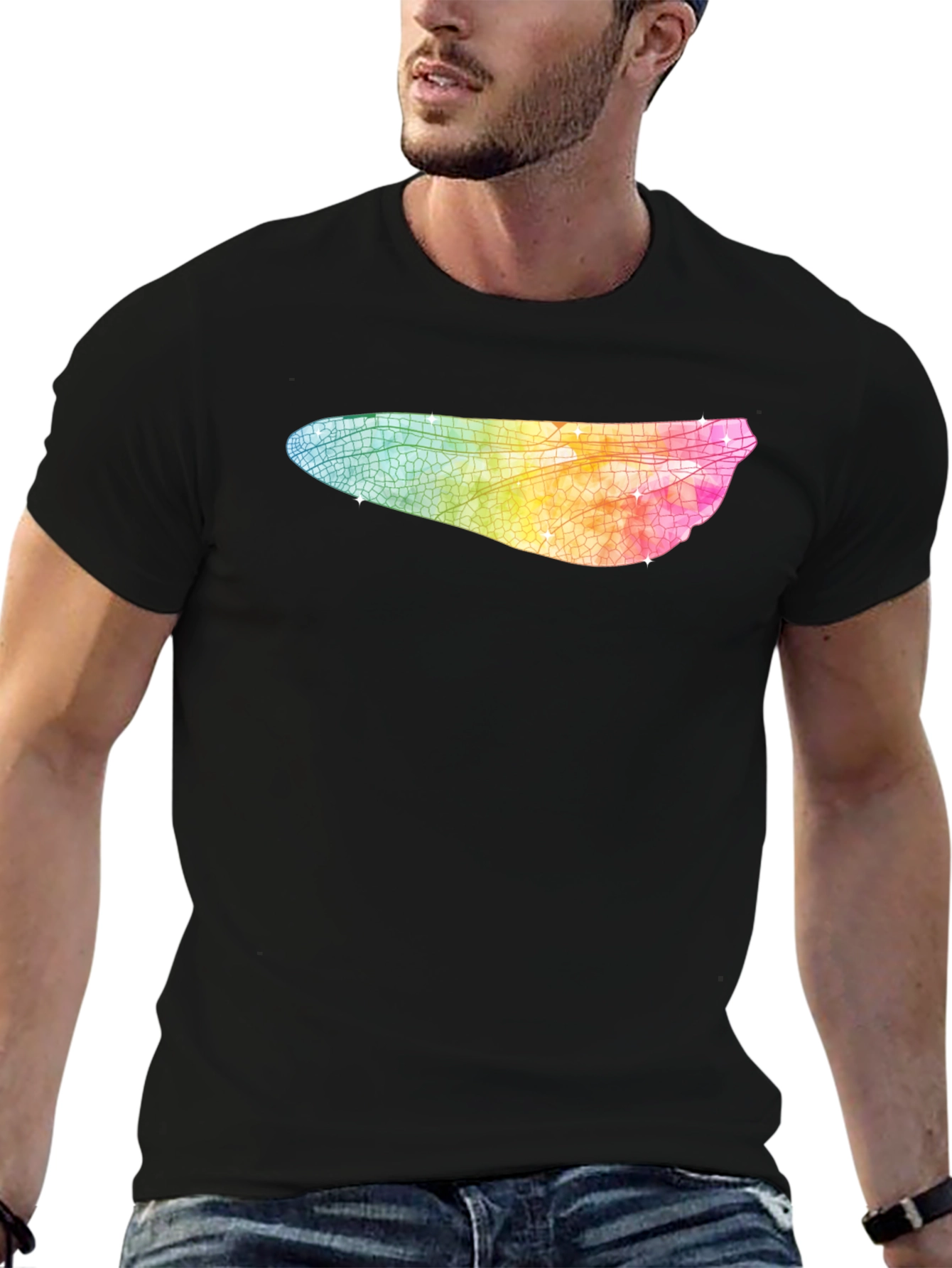Rainbow Dragonfly Wing T-Shirt