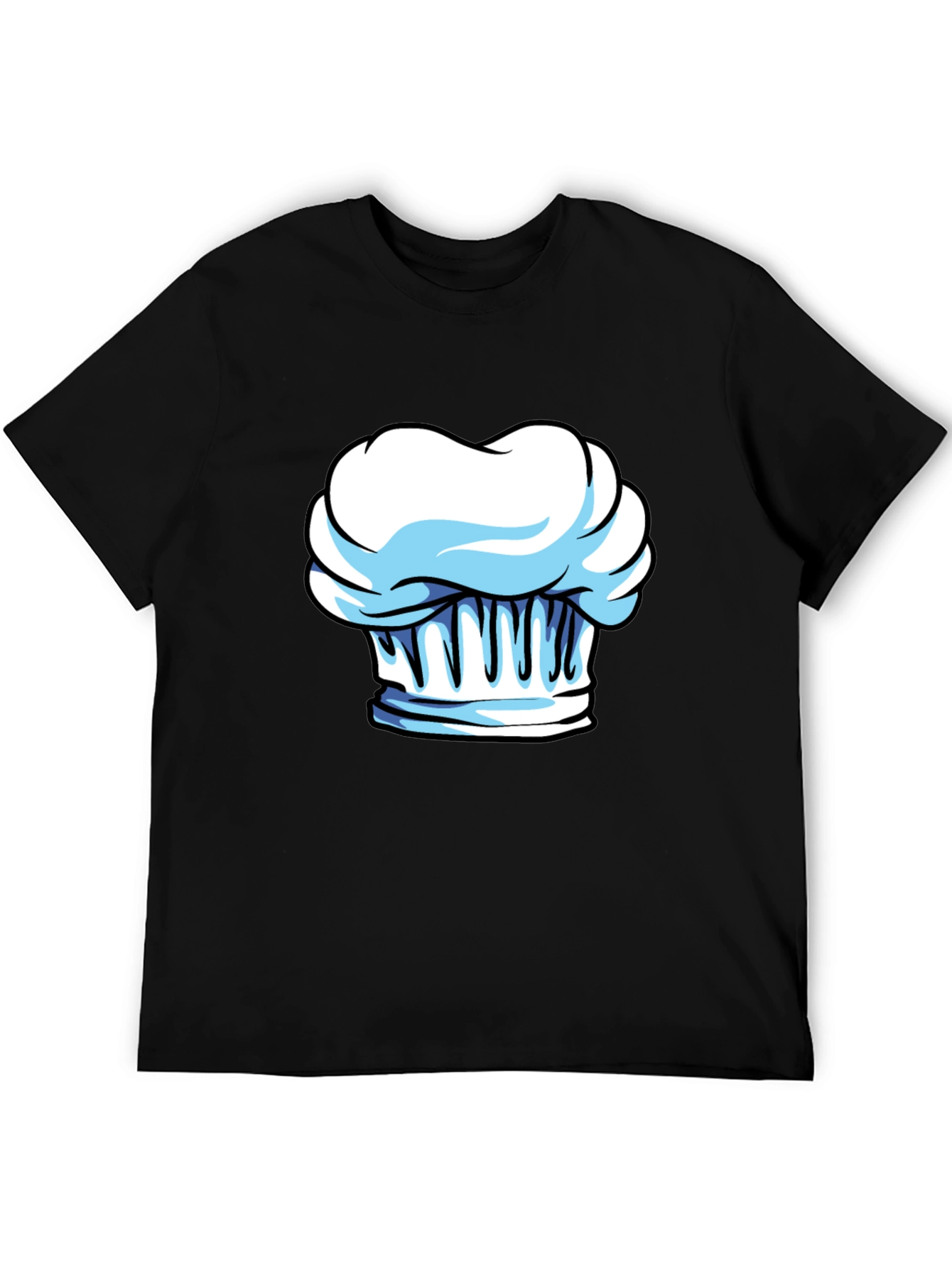 Chef Hat Graphic Tee - Stylish Cotton Blend