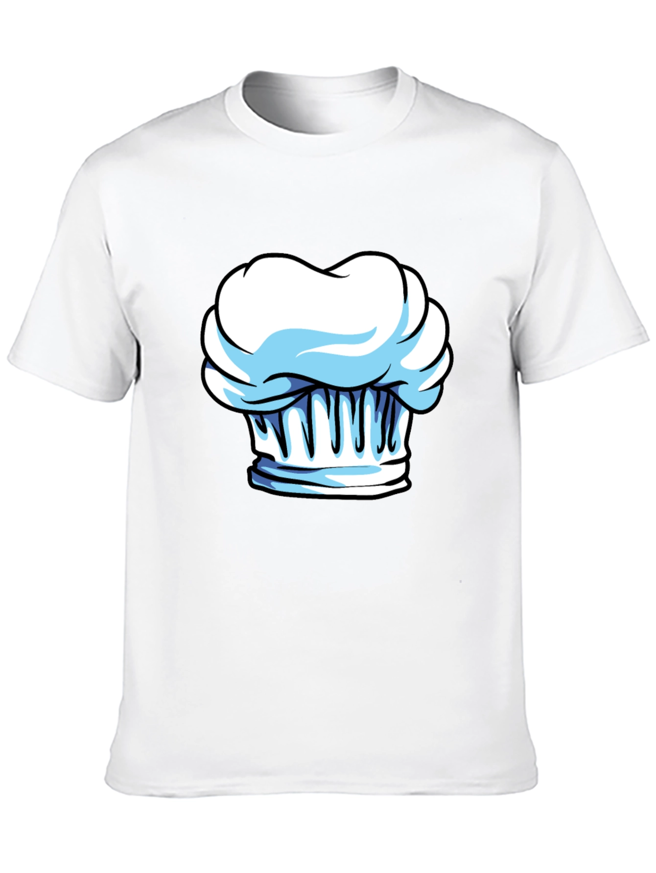 Chef Hat Graphic Tee - Stylish Cotton Blend
