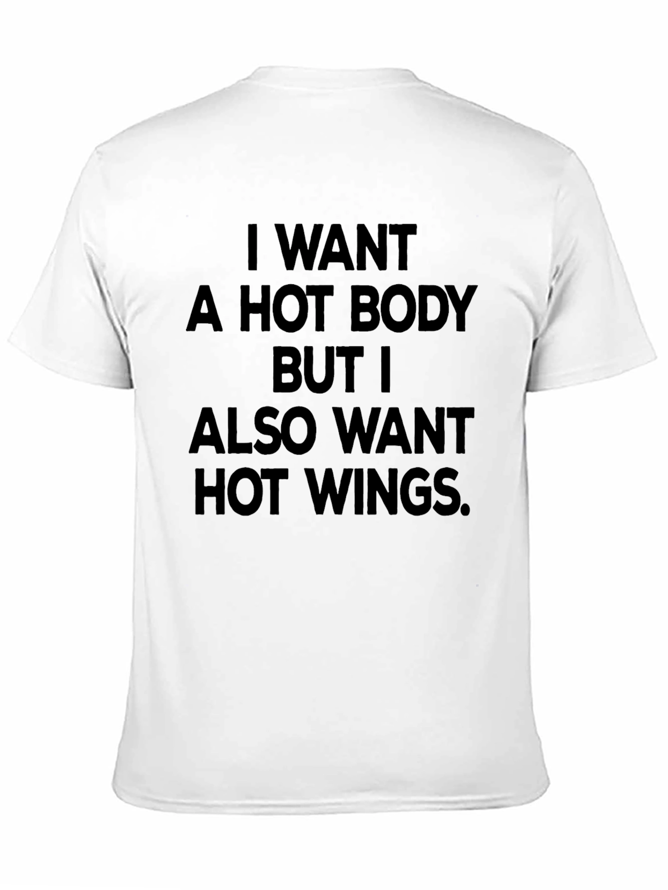 Hot Body Hot Wings T-Shirt - Funny Foodie Tee