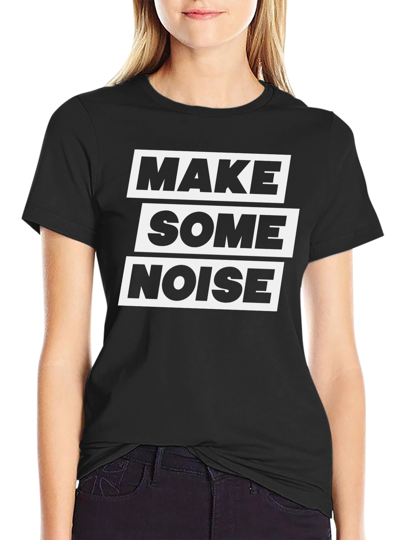 Make Some Noise T-Shirt - Bold Graphic Tee