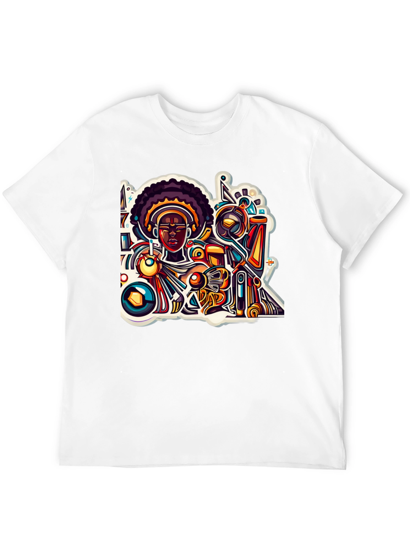 Abstract Afro Art T-Shirt