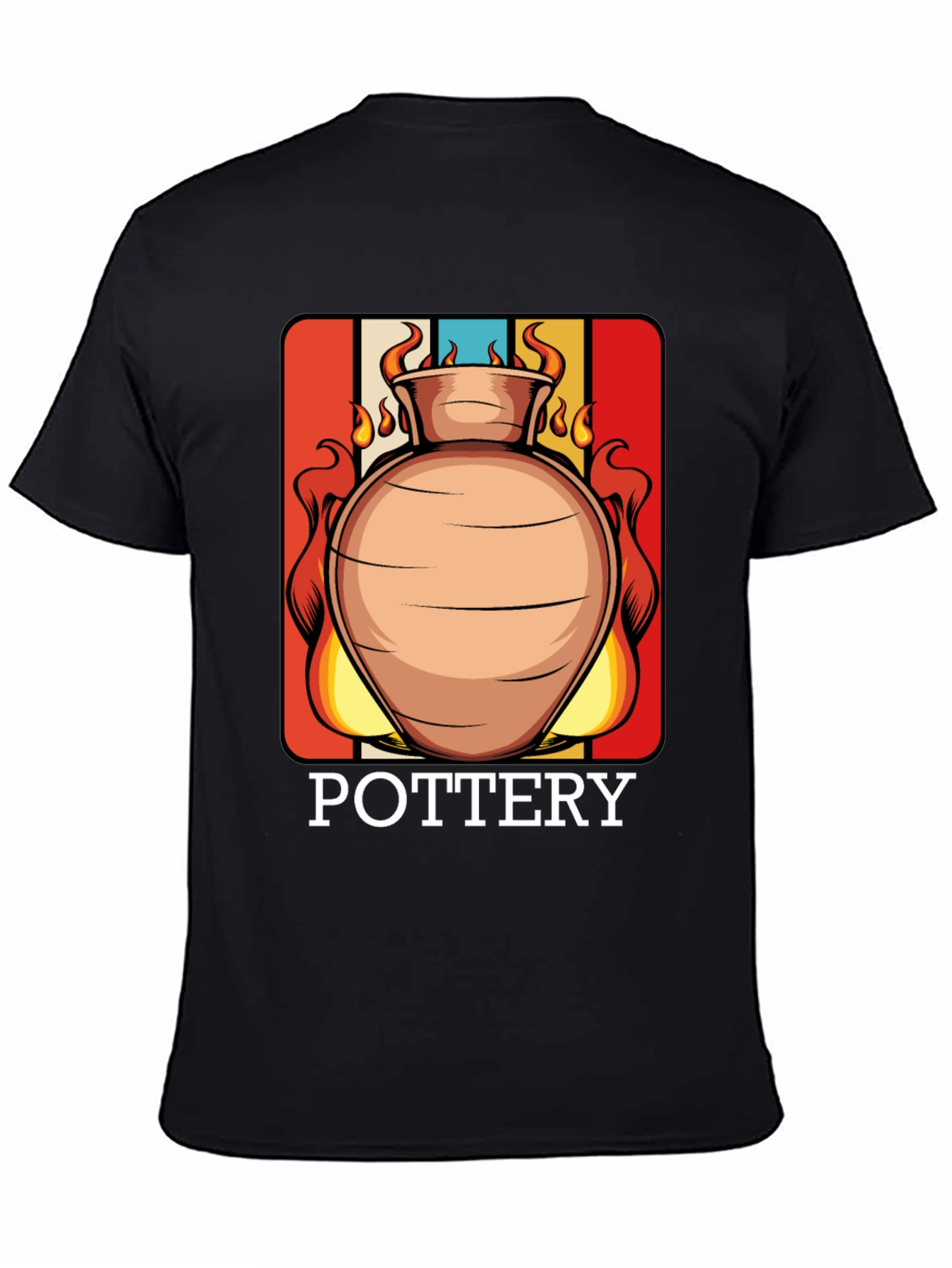 Pottery T-Shirt - Retro Clay Vase Design