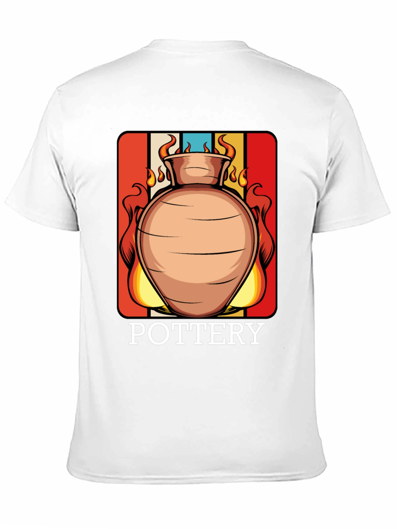 Pottery T-Shirt - Retro Clay Vase Design