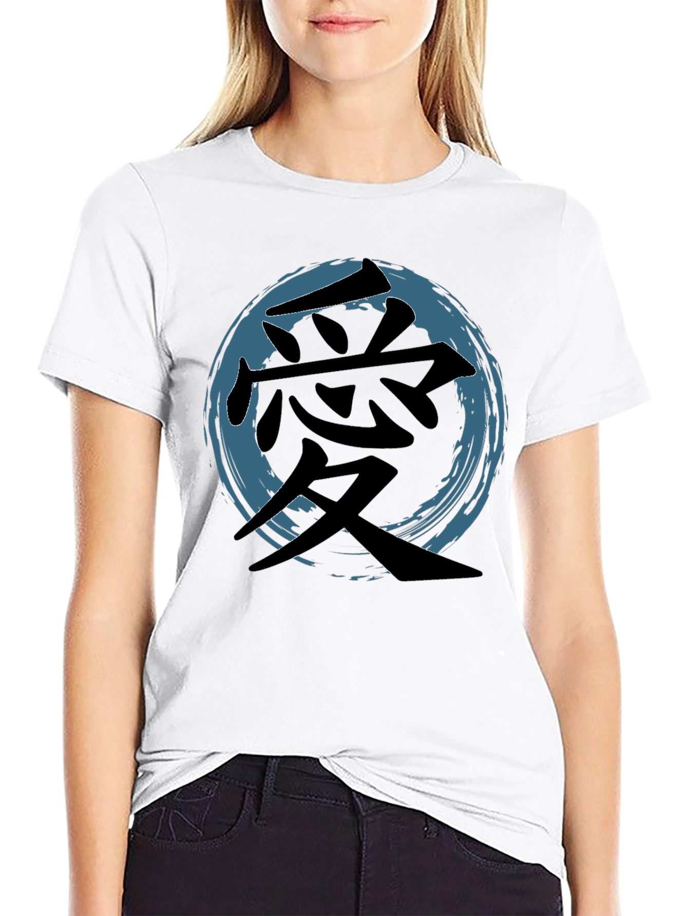 Japanese Love Symbol Graphic Tee