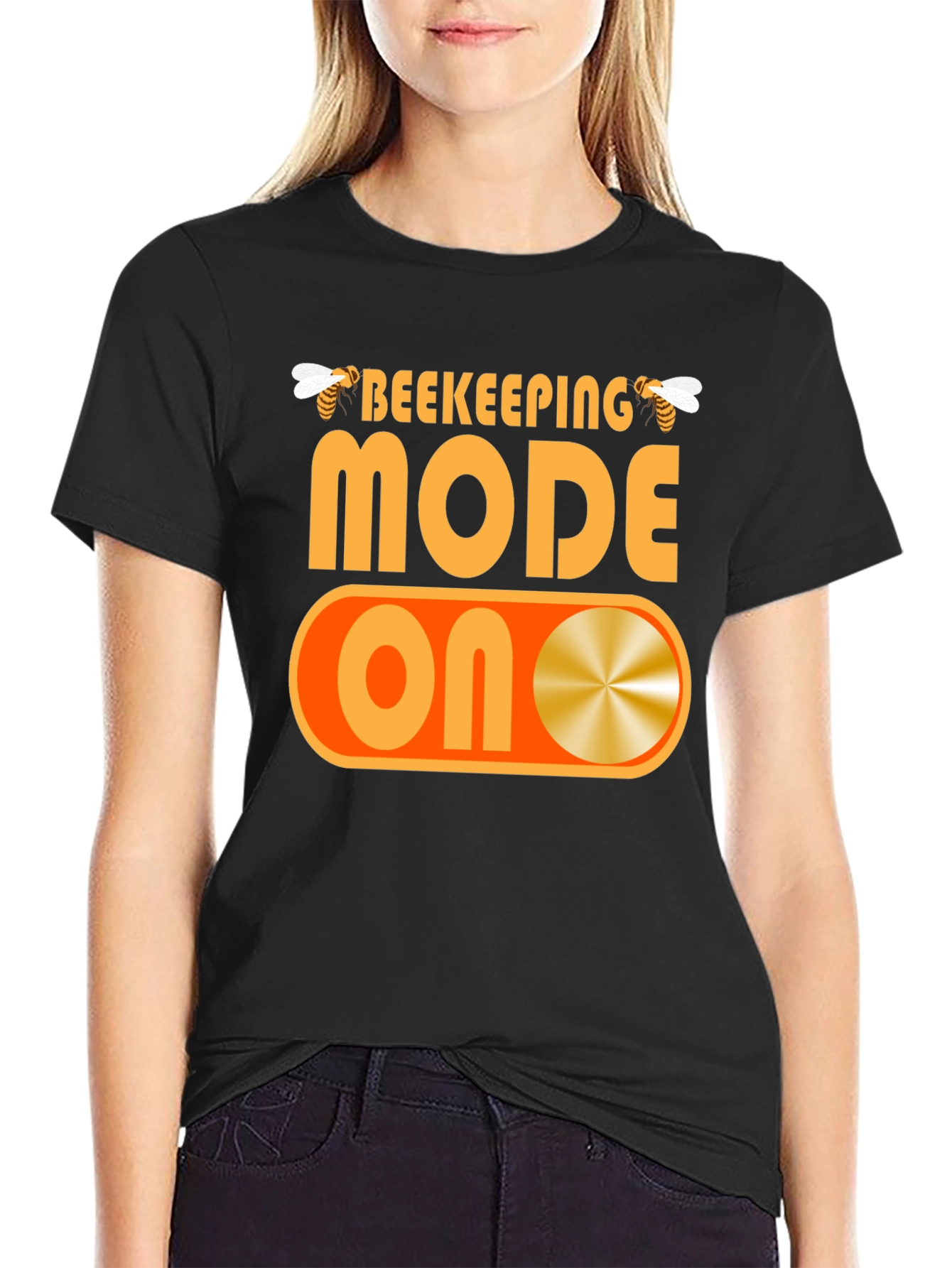 Beekeeping Mode ON T-Shirt Honey Bee Keeper Tee