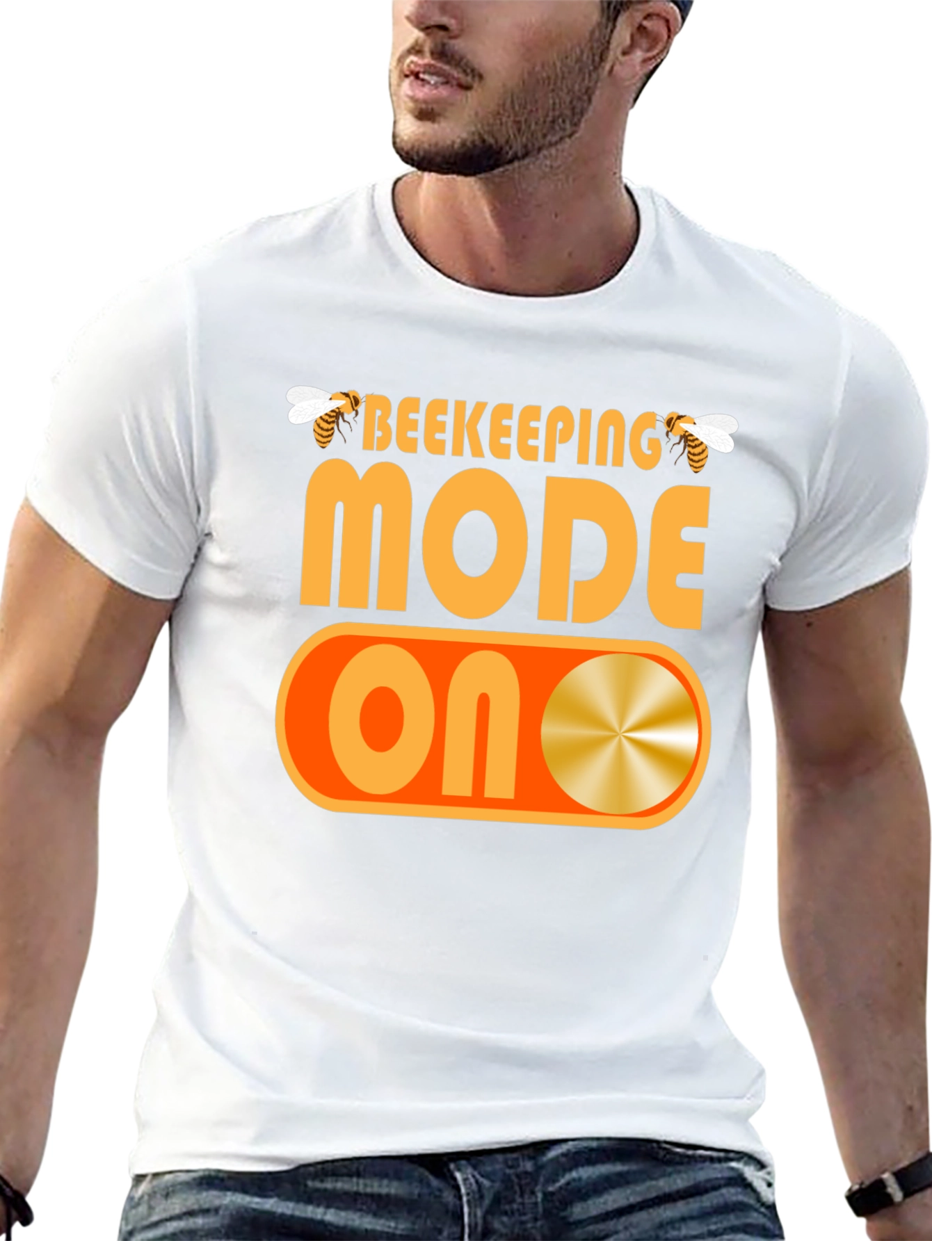 Beekeeping Mode ON T-Shirt Honey Bee Keeper Tee