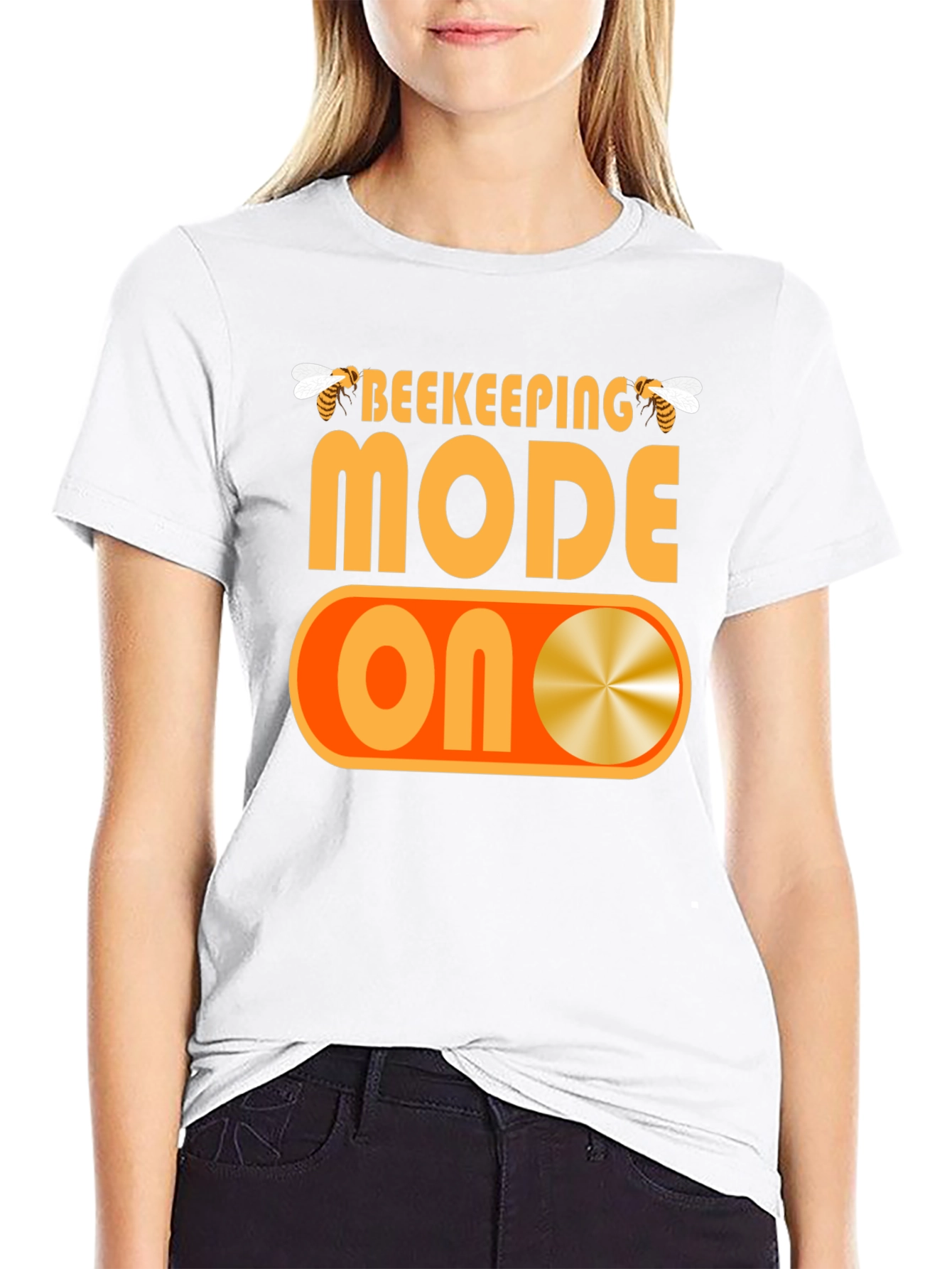 Beekeeping Mode ON T-Shirt Honey Bee Keeper Tee