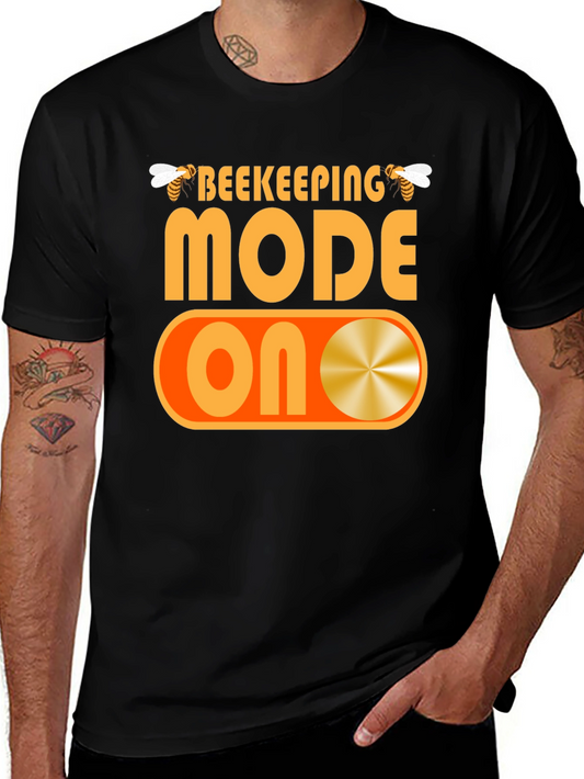 Beekeeping Mode ON T-Shirt Honey Bee Keeper Tee