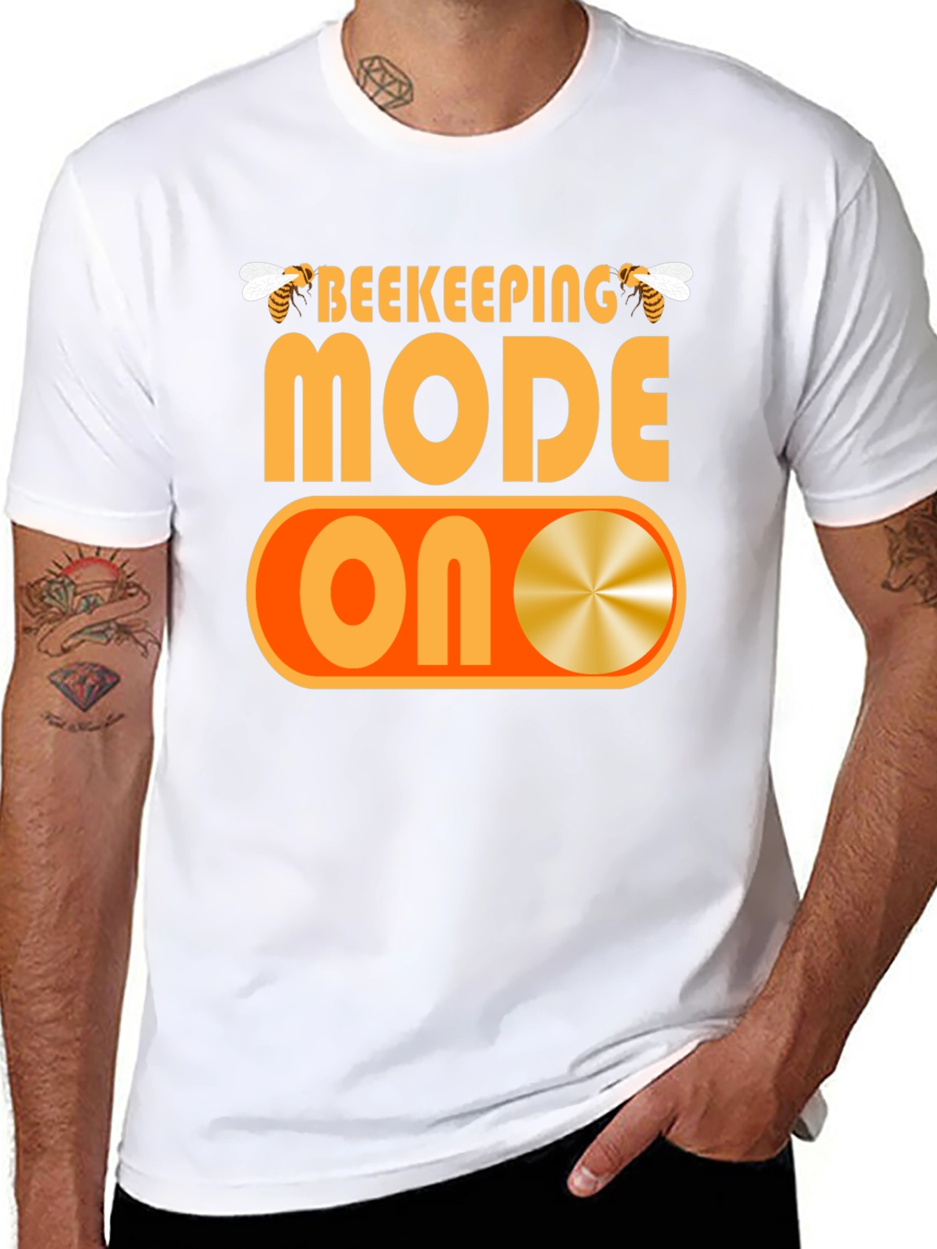 Beekeeping Mode ON T-Shirt Honey Bee Keeper Tee