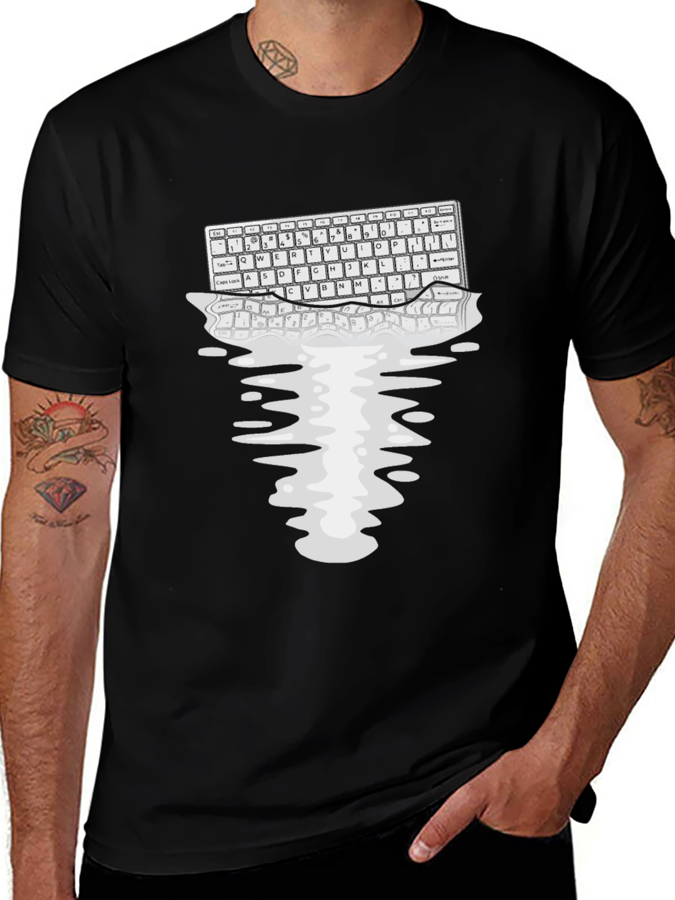 Keyboard T-Shirt - Unique Computer Tee