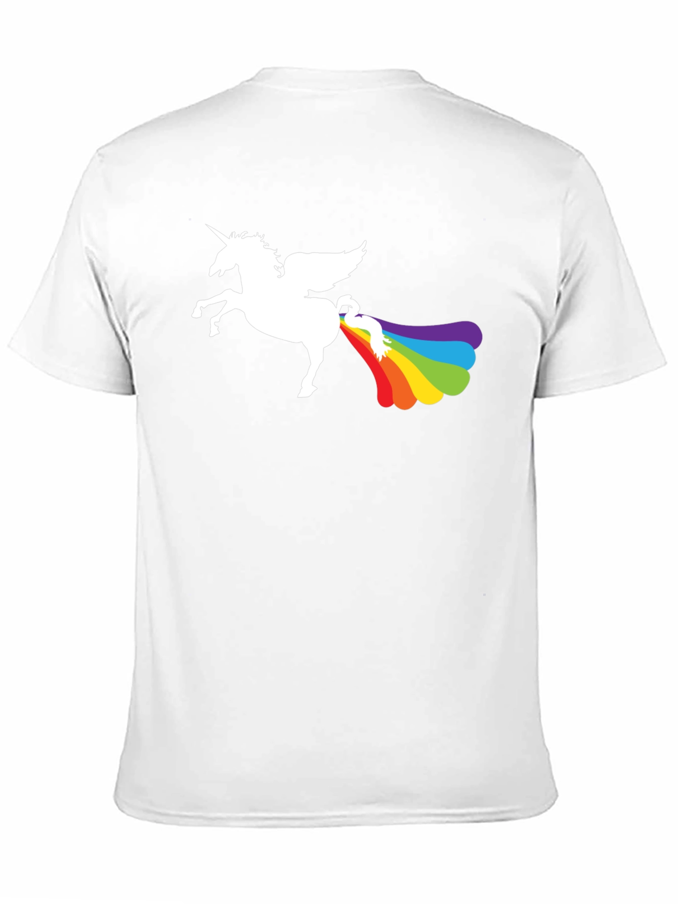 Rainbow Unicorn Humor Tee
