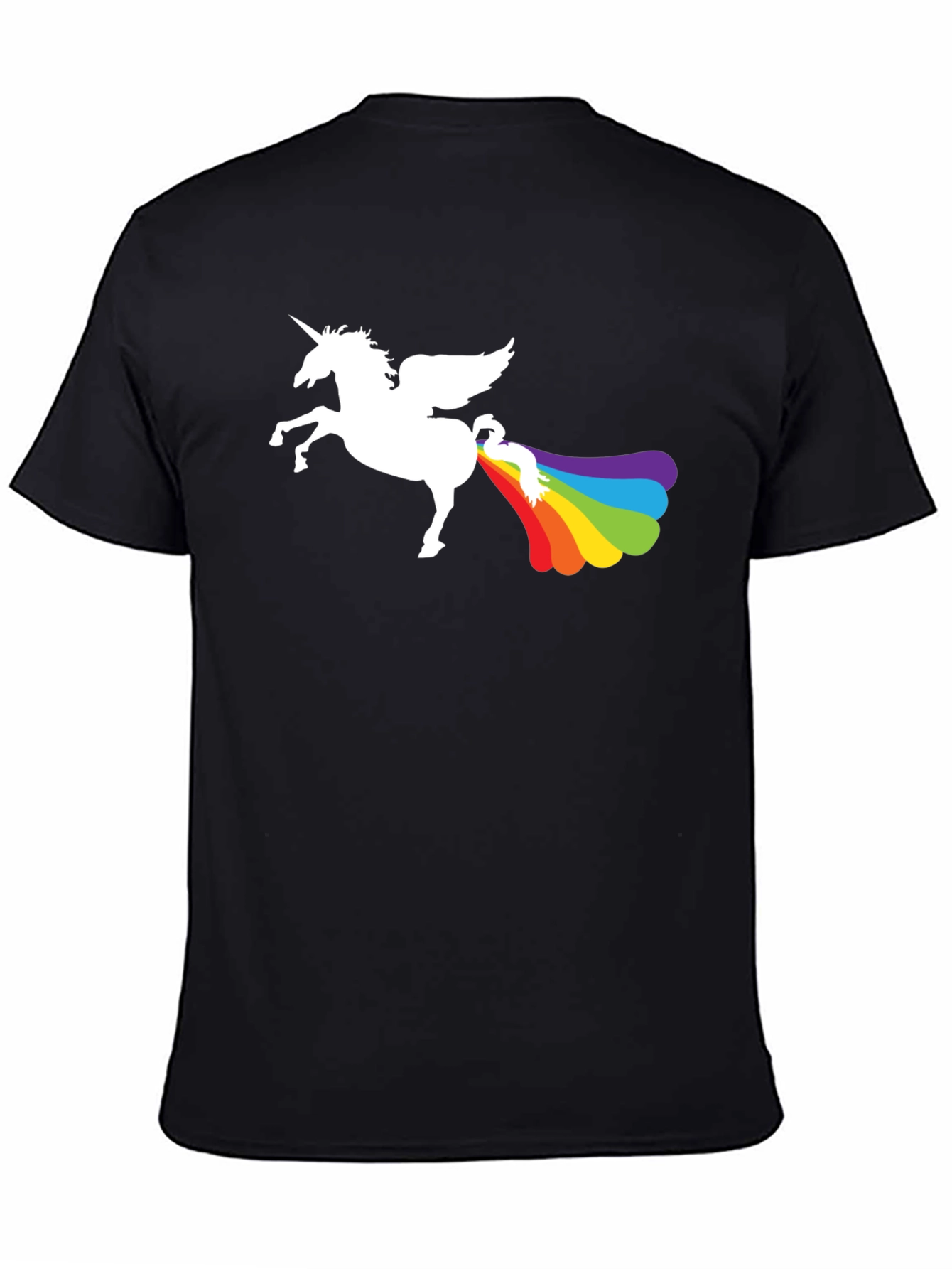 Rainbow Unicorn Humor Tee