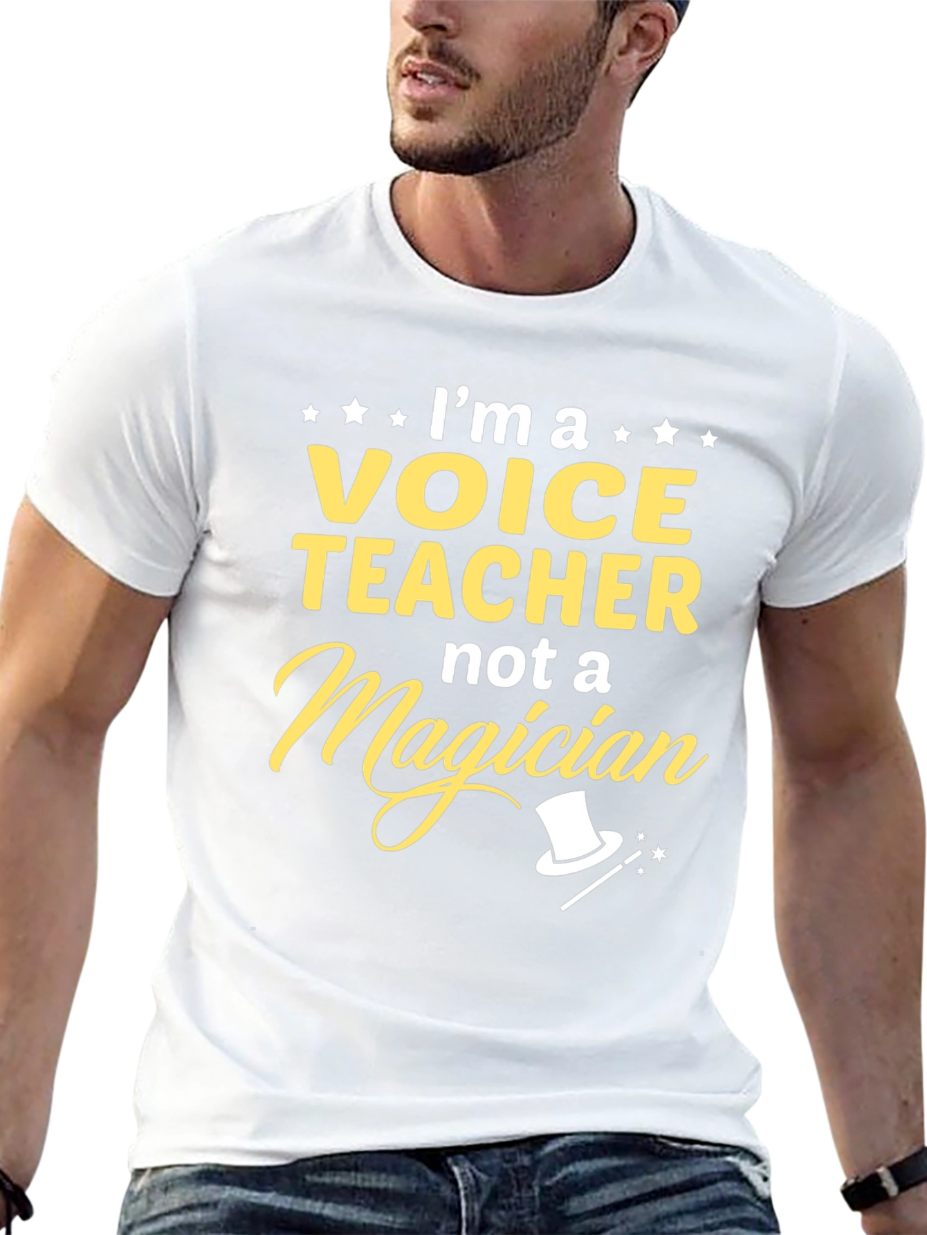 Voice Teacher Not a Magician T-Shirt