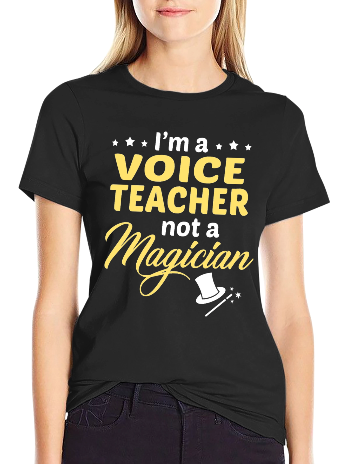 Voice Teacher Not a Magician T-Shirt