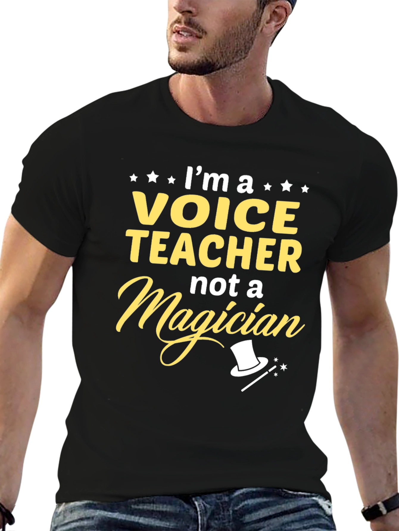 Voice Teacher Not a Magician T-Shirt