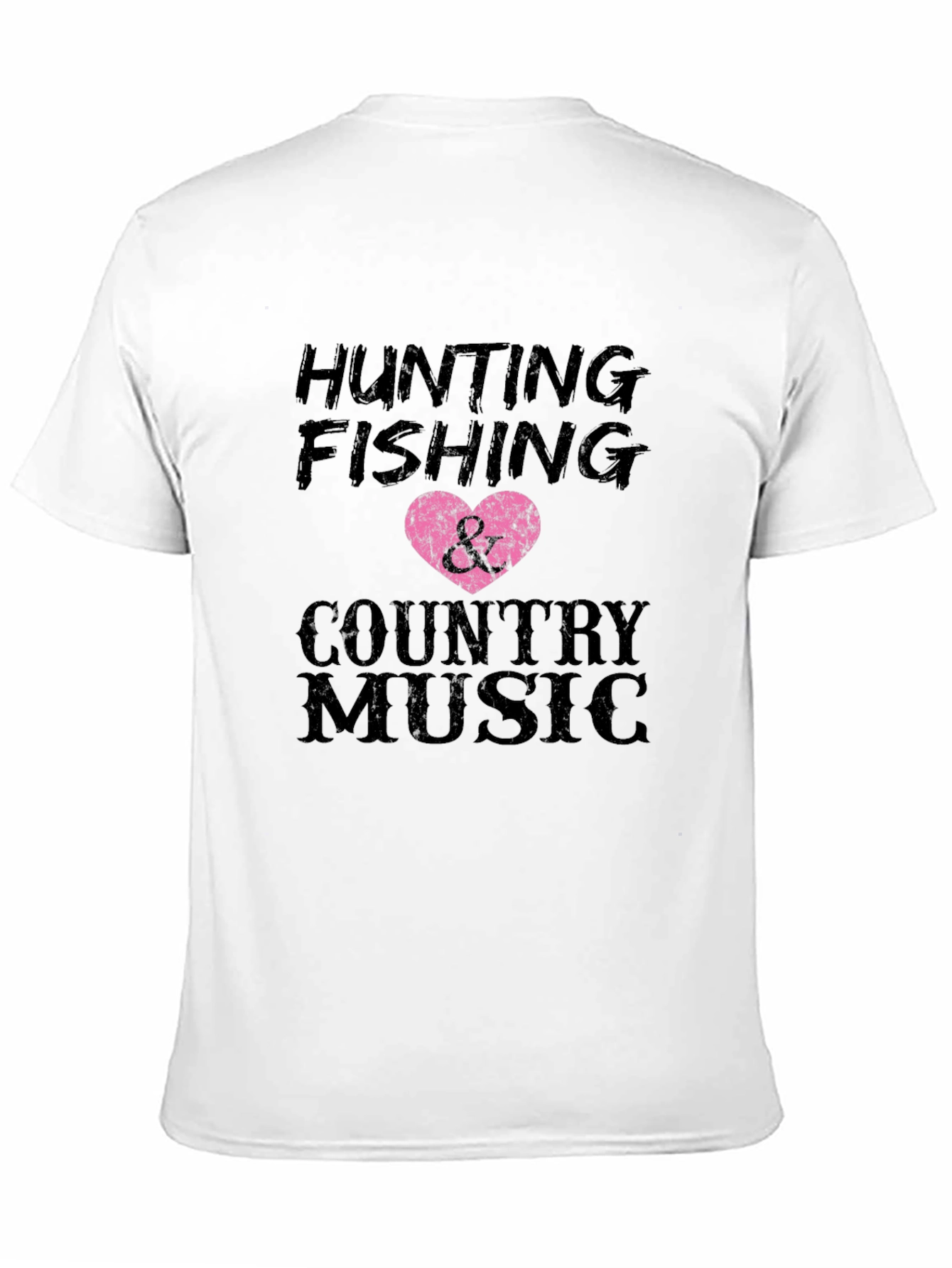 Hunting Fishing & Country Music Graphic Tee