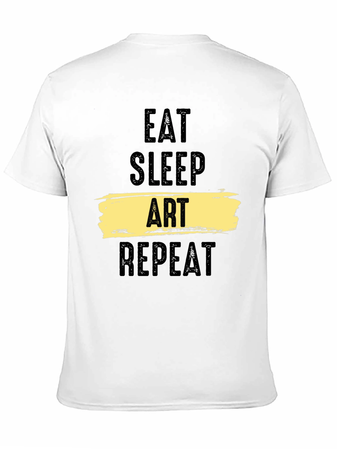 Eat Sleep Art Repeat Black T-Shirt