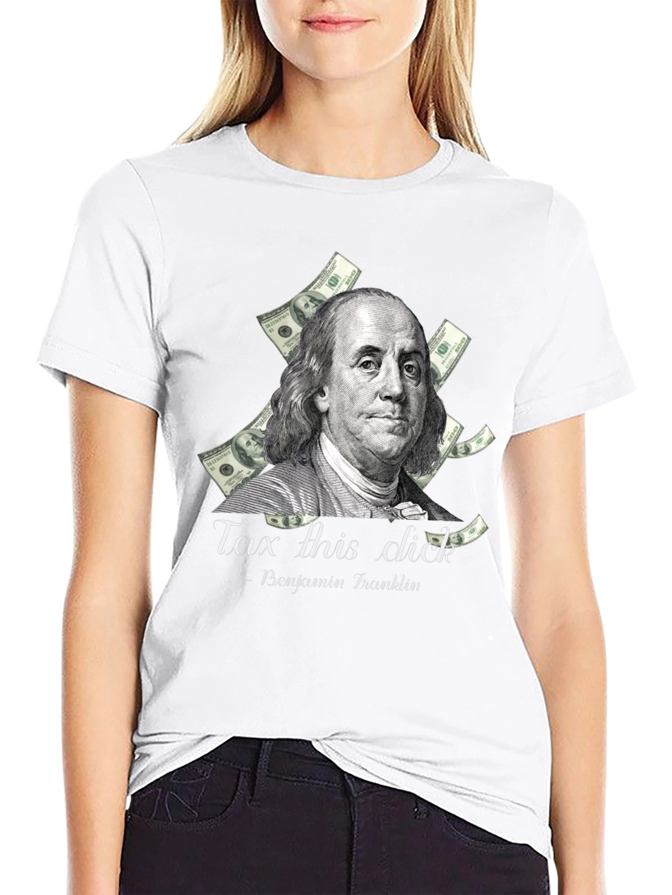 Tax This Dick Benjamin Franklin Graphic Tee