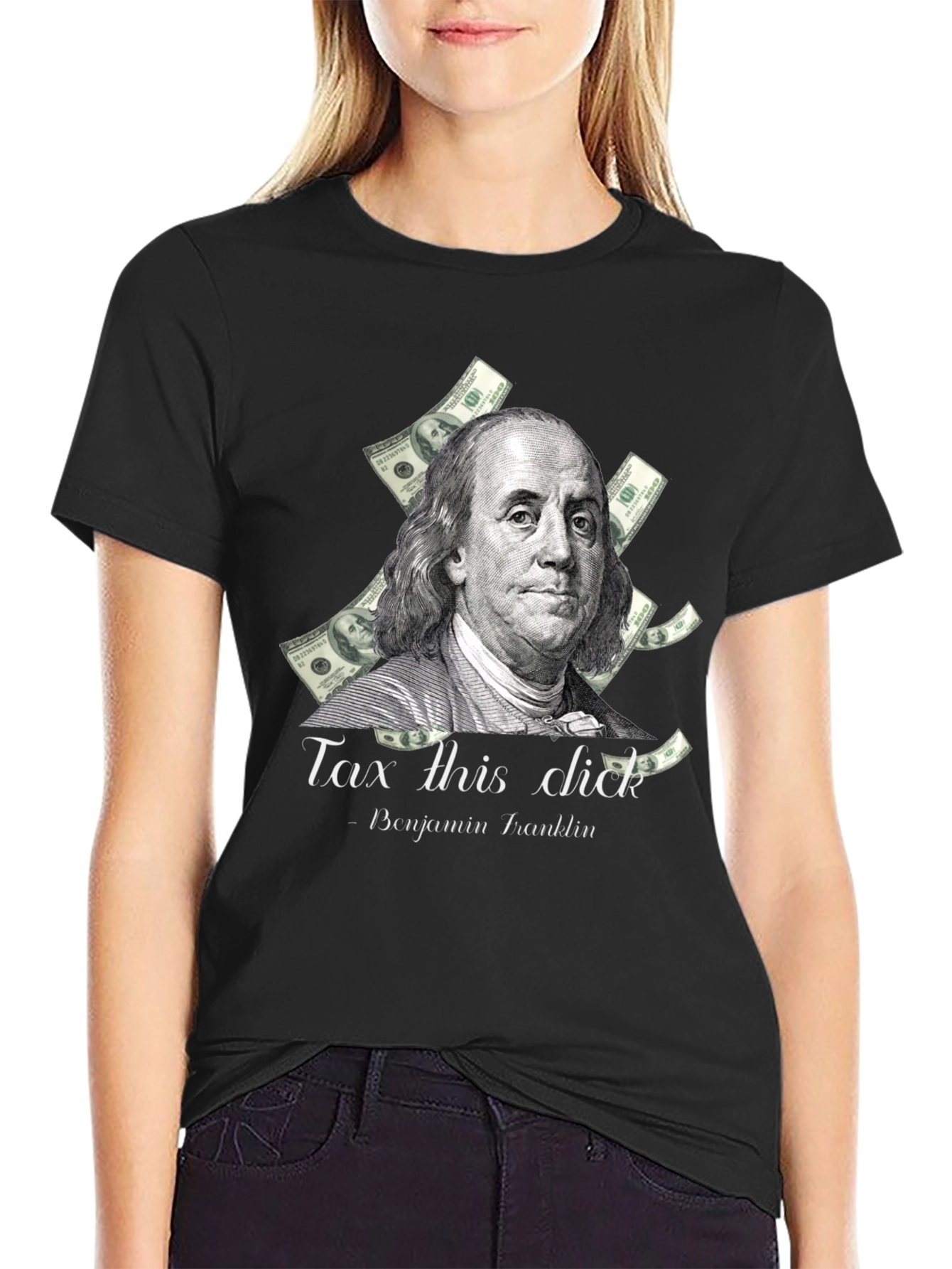 Tax This Dick Benjamin Franklin Graphic Tee