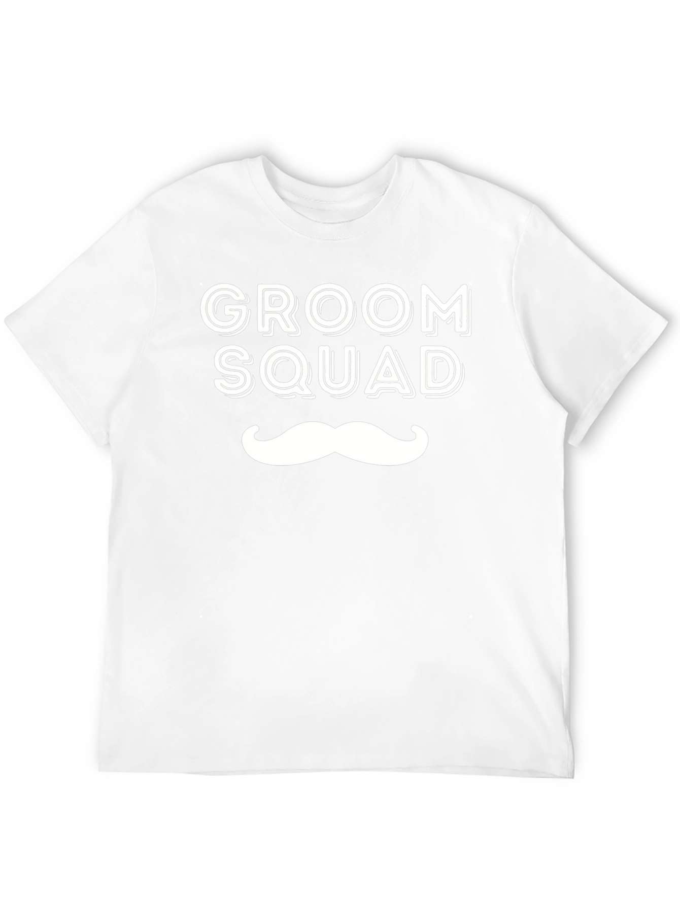 Groom Squad Black Crew Neck T-Shirt