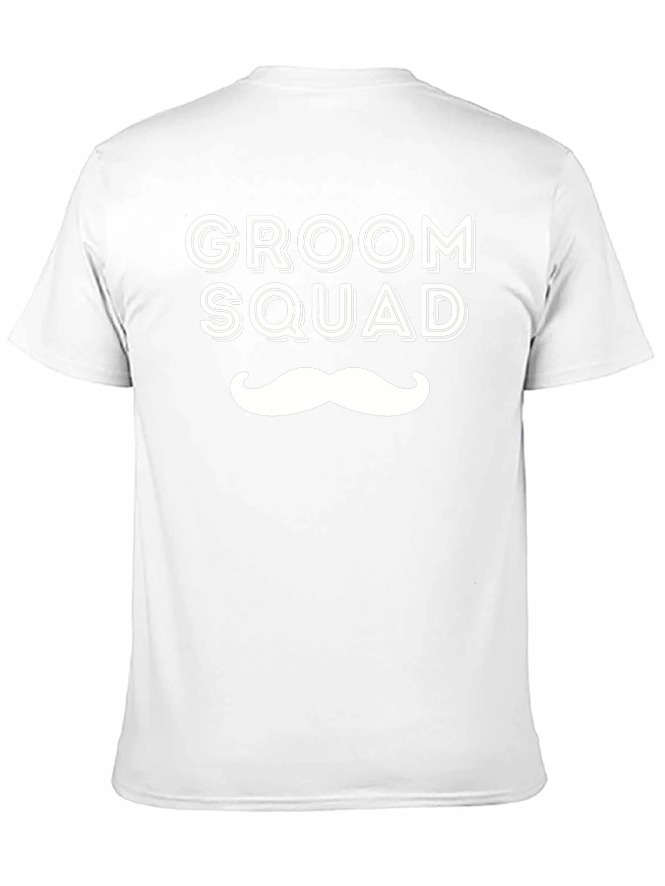 Groom Squad Black Crew Neck T-Shirt