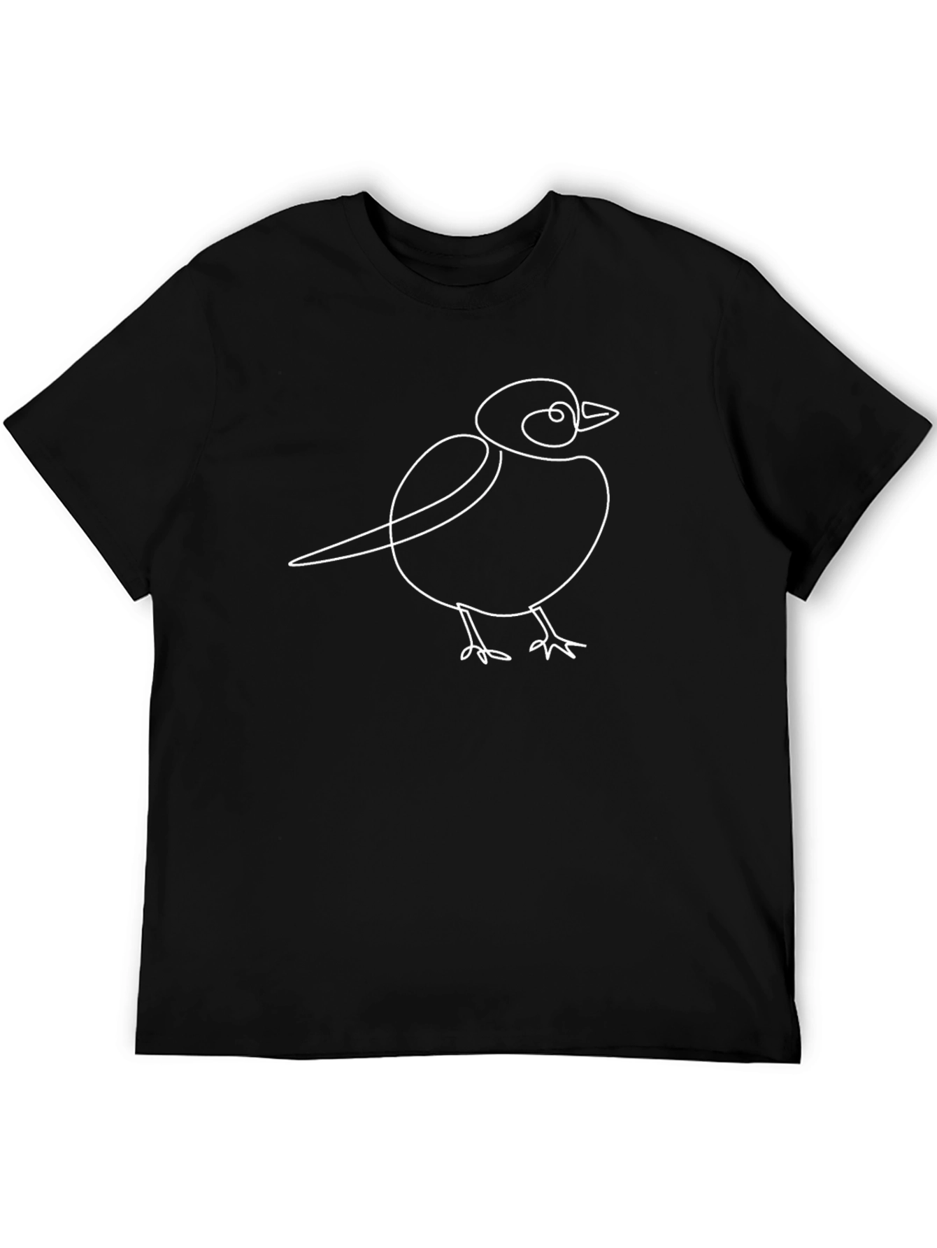 Minimalist Bird Graphic T-Shirt - Unisex