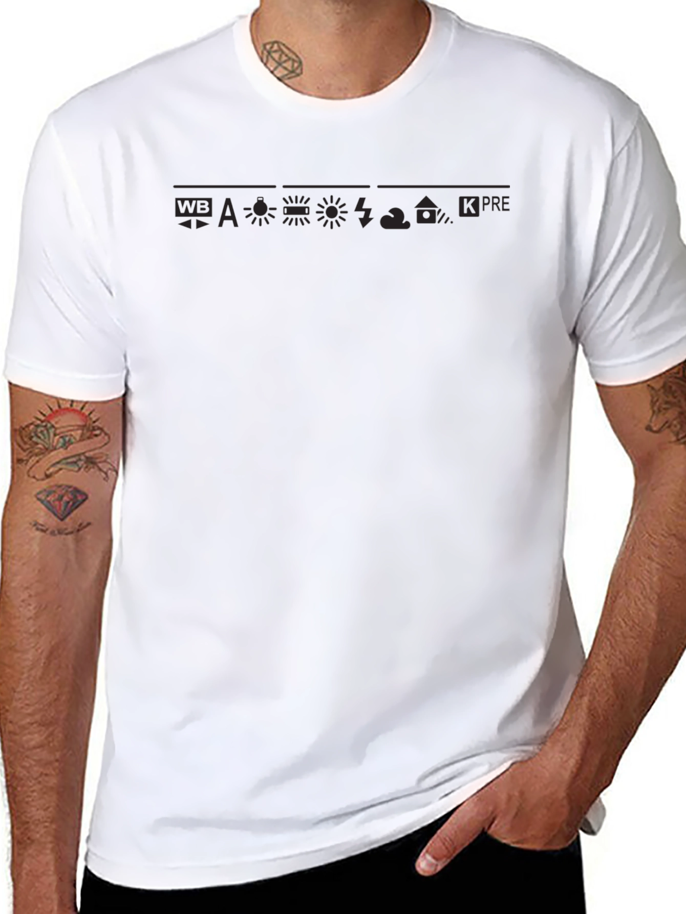Photographers Mode Black T-Shirt