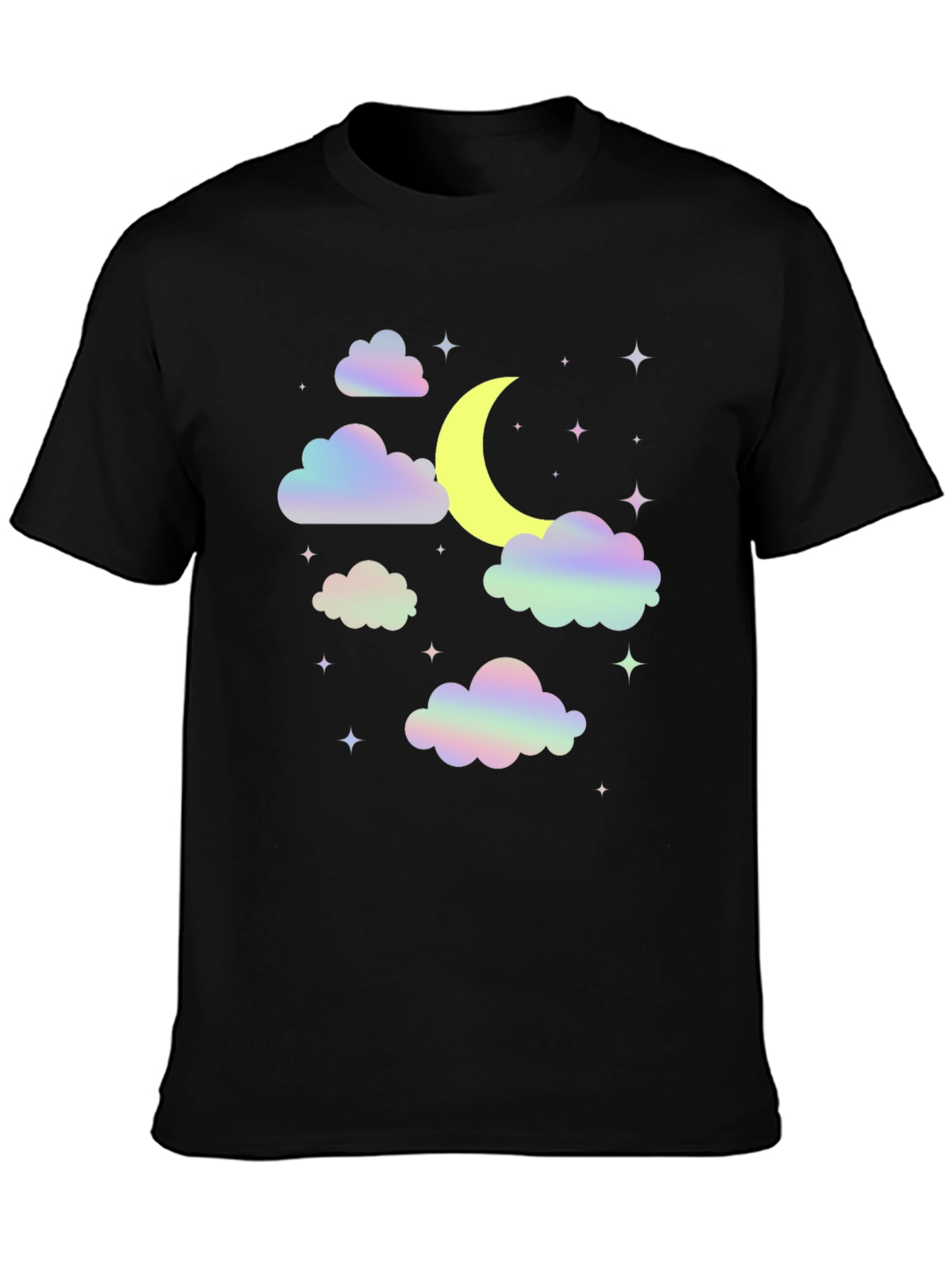 Dreamy Moon & Clouds Graphic Tee