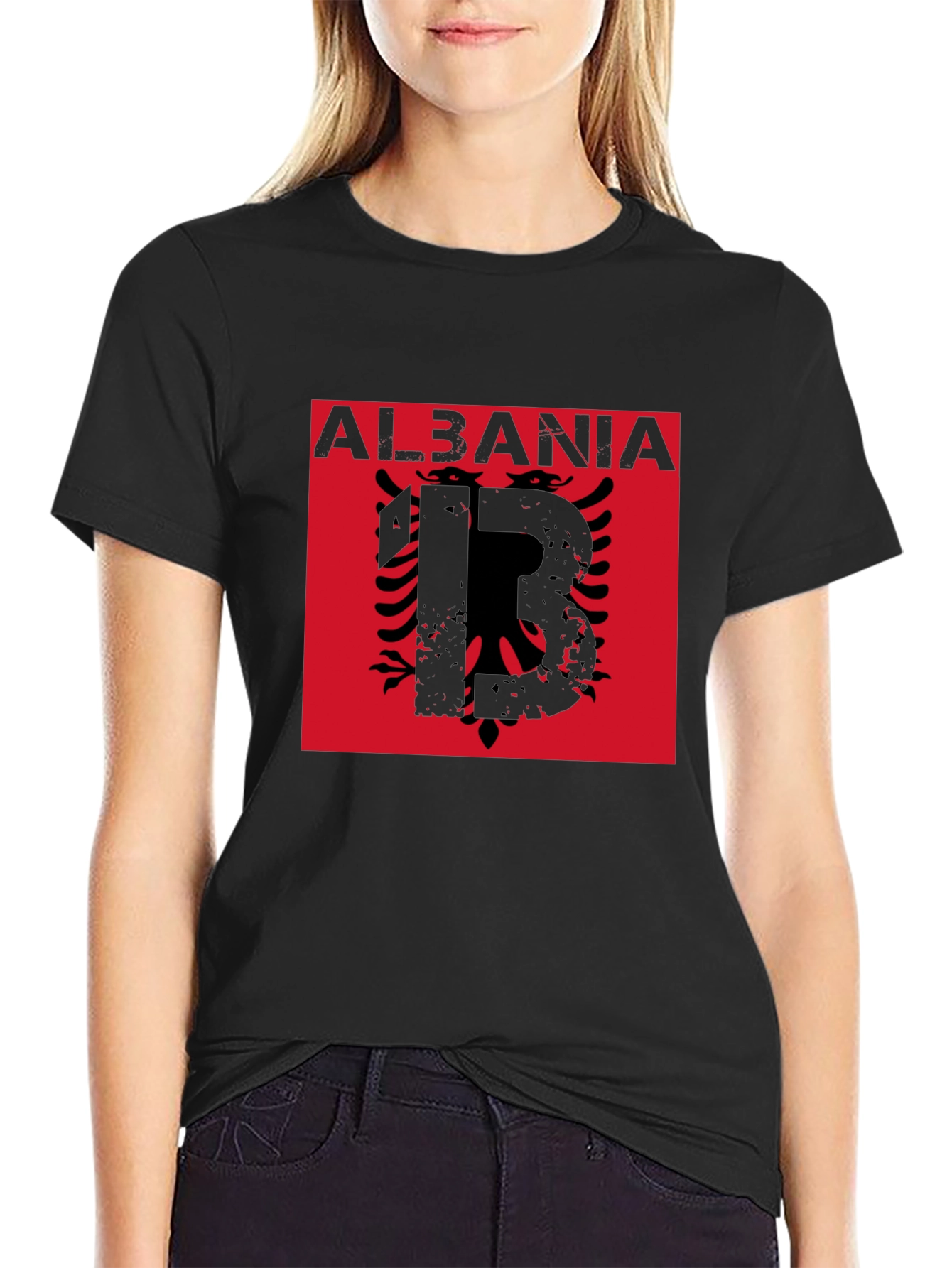 Albania Eagle Emblem T-Shirt
