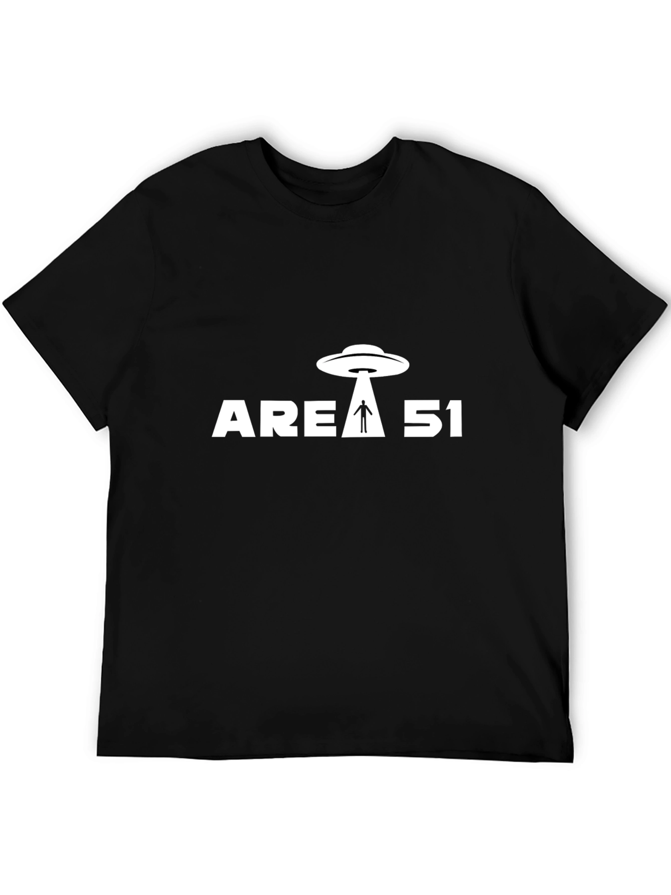 Area 51 UFO Abduction T-Shirt - Black