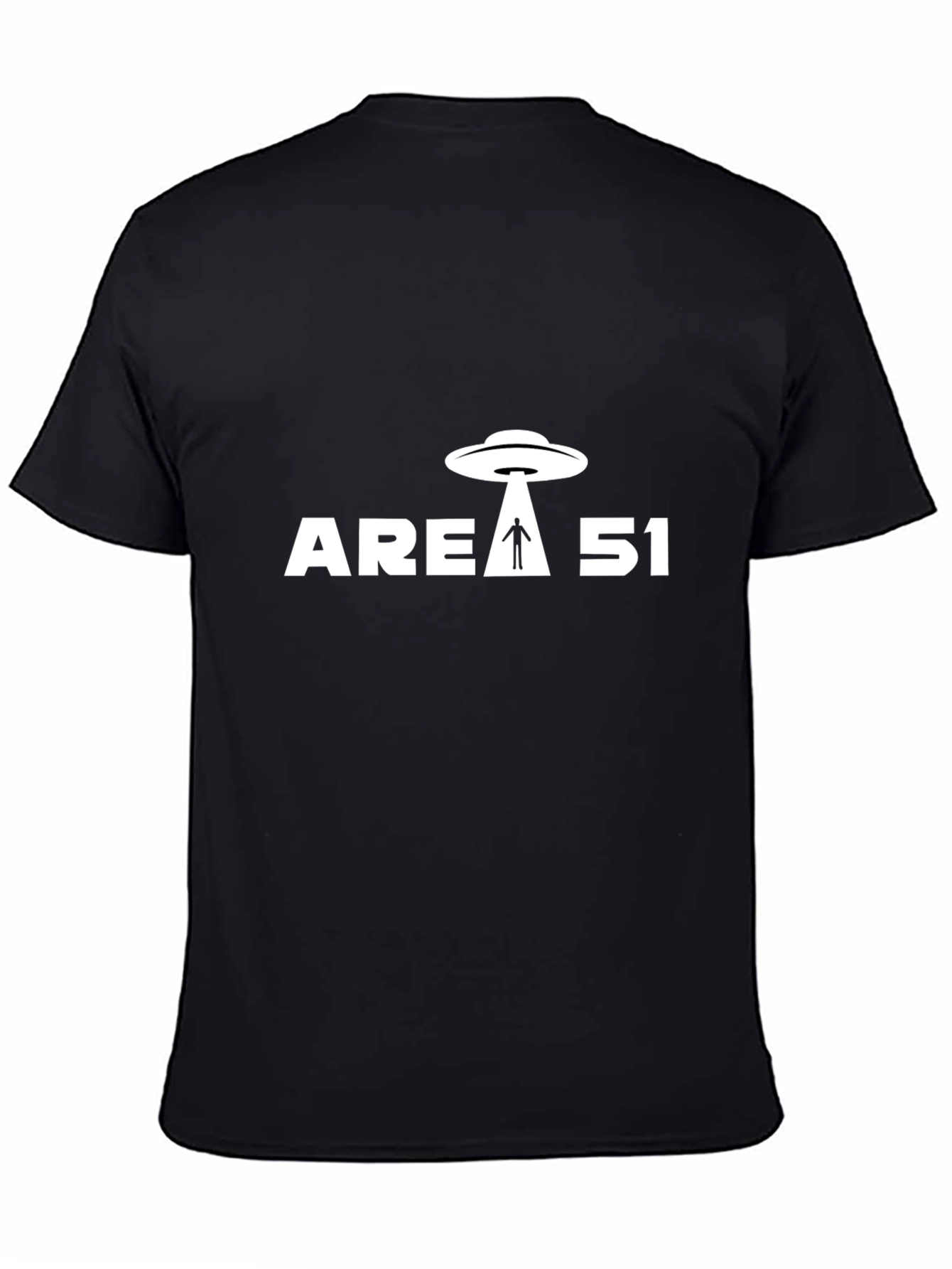 Area 51 UFO Abduction T-Shirt - Black