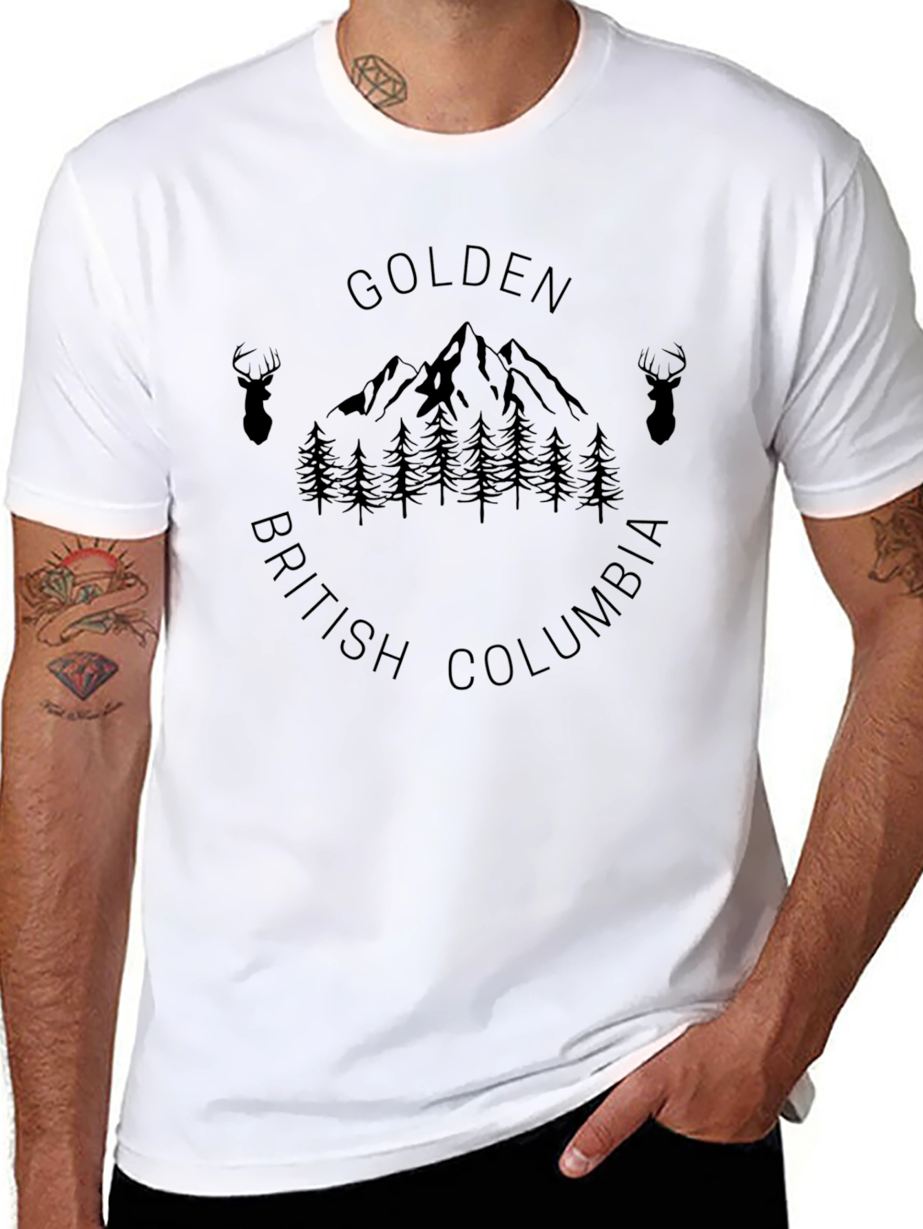 Golden British Columbia Graphic Tee