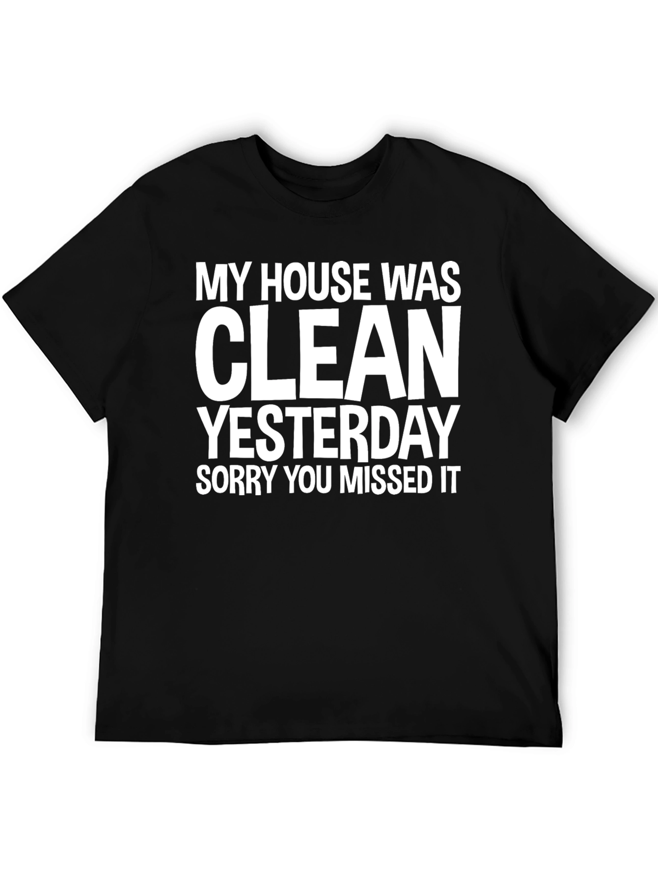 Funny Clean Yesterday Graphic Tee