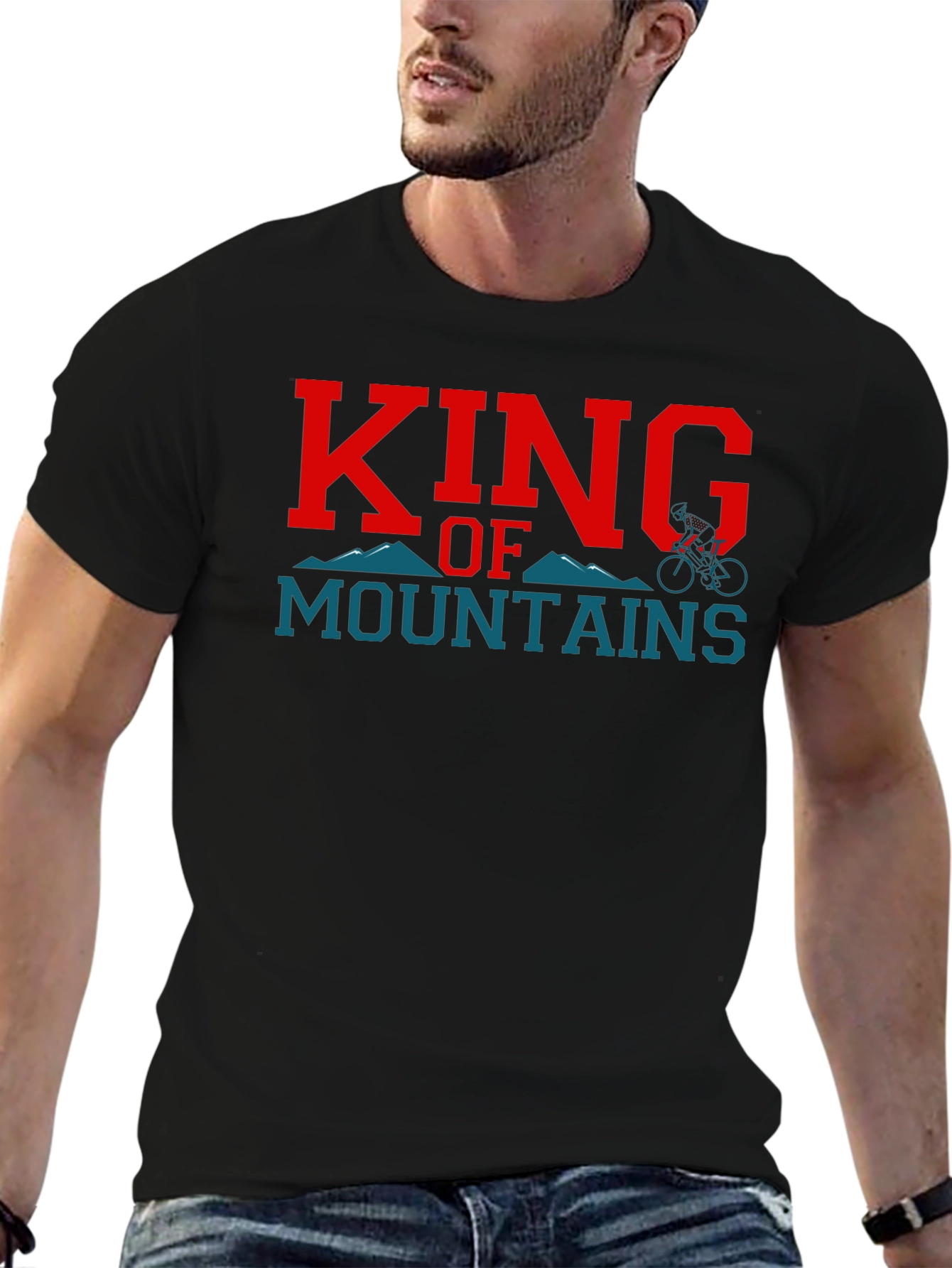 King of Mountains Graphic Tee - Black