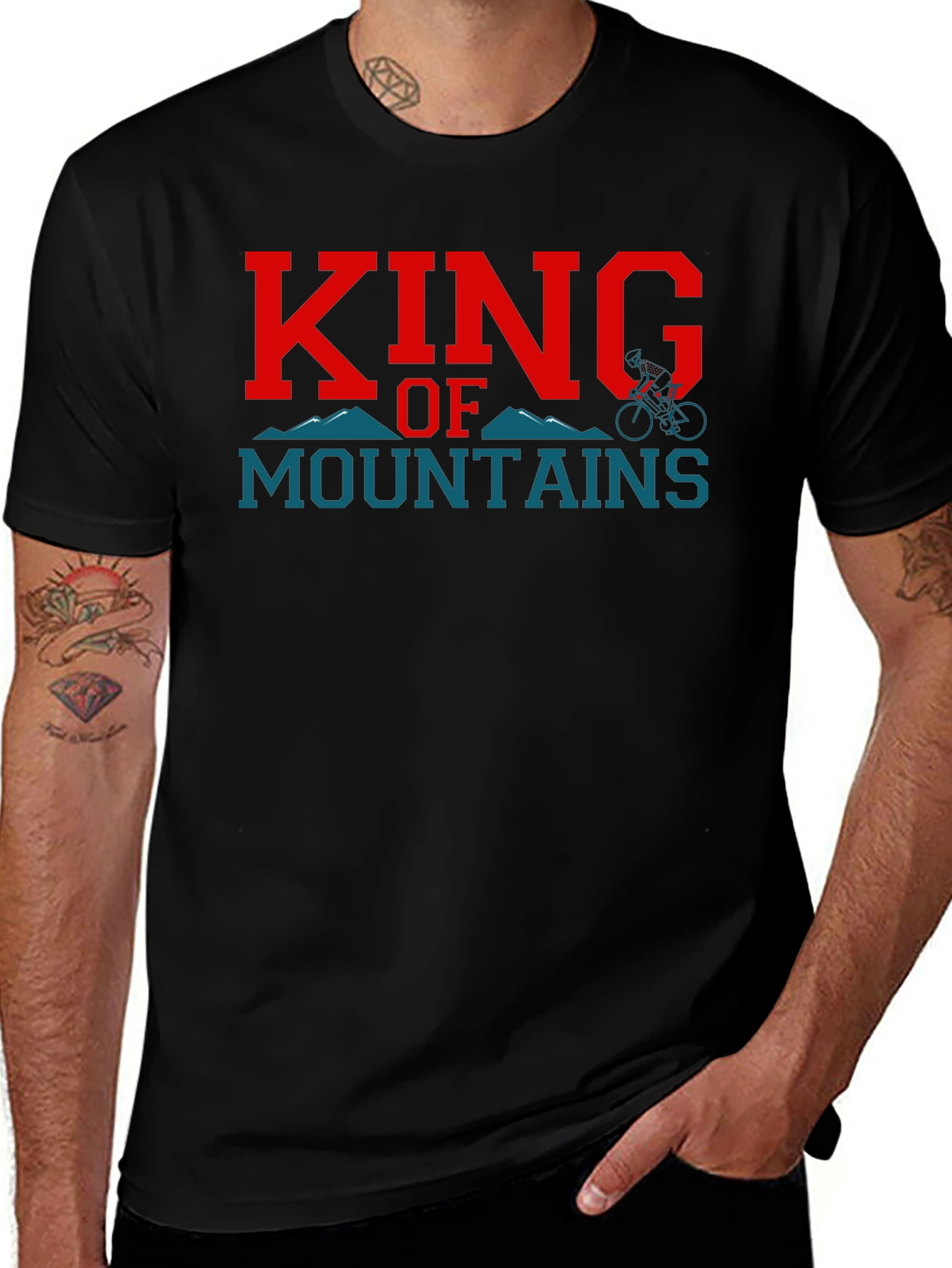 King of Mountains Graphic Tee - Black