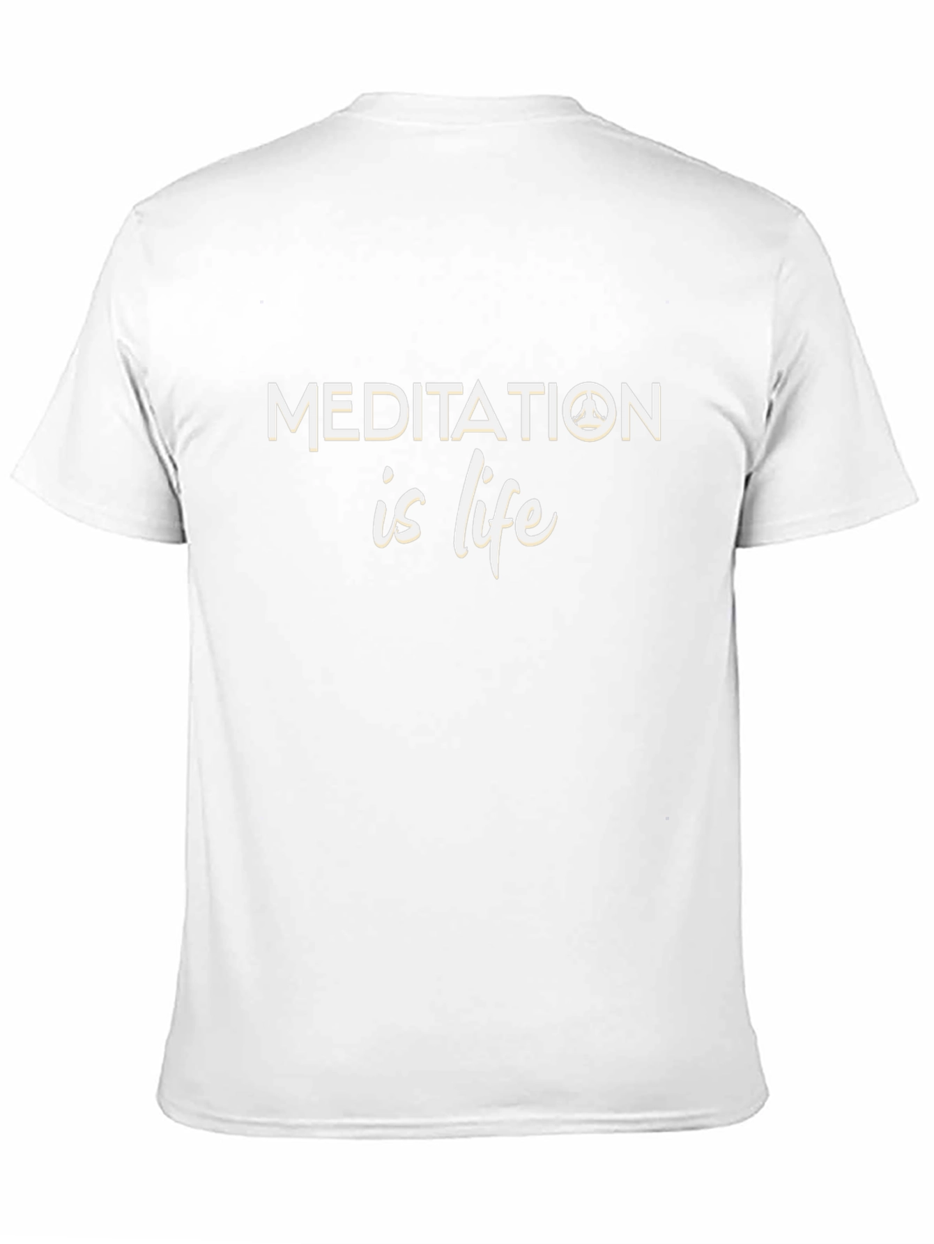 Meditation is Life Black T-Shirt