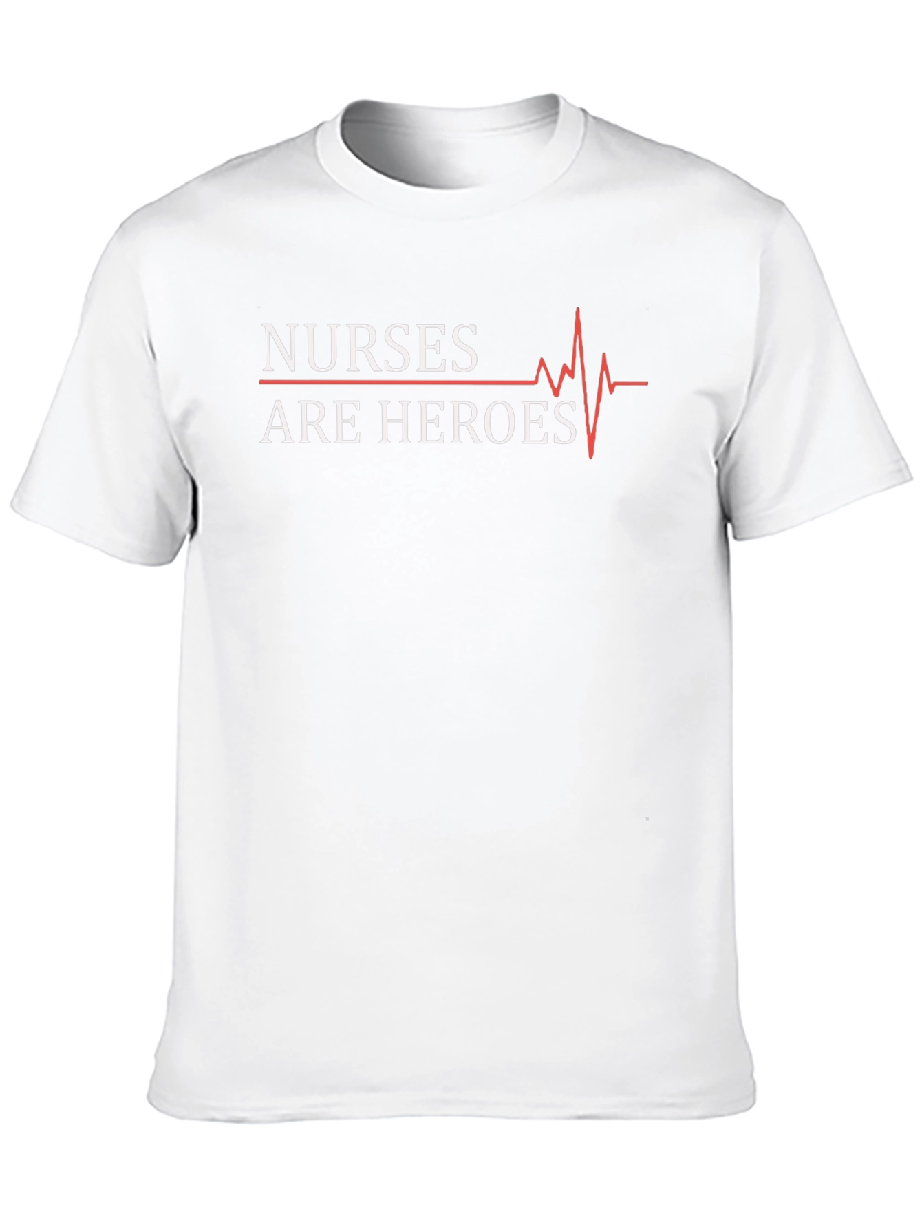 Nurses are Heroes Graphic Tee - Black