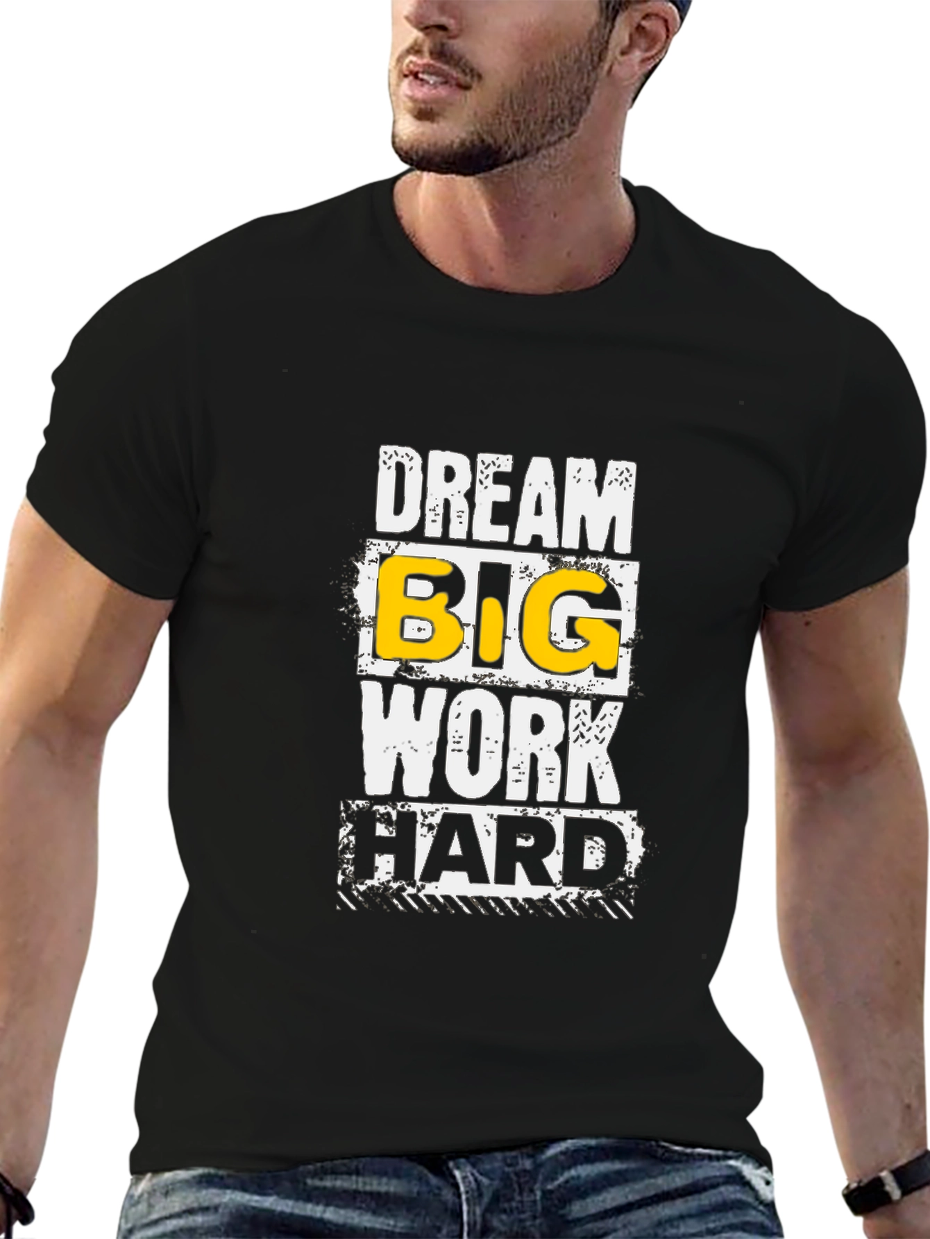 Dream Big Work Hard Graphic Tee