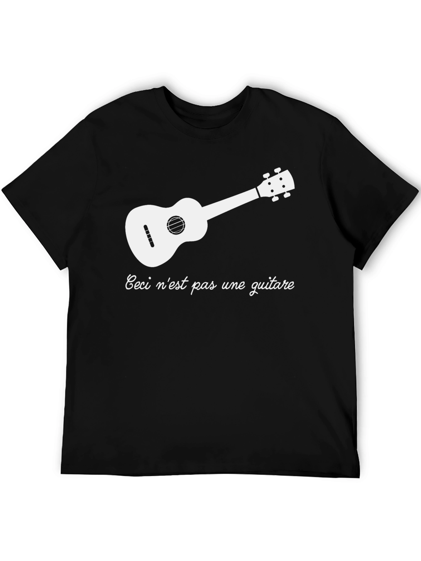 Ceci nest pas une guitare - Ukulele T-Shirt