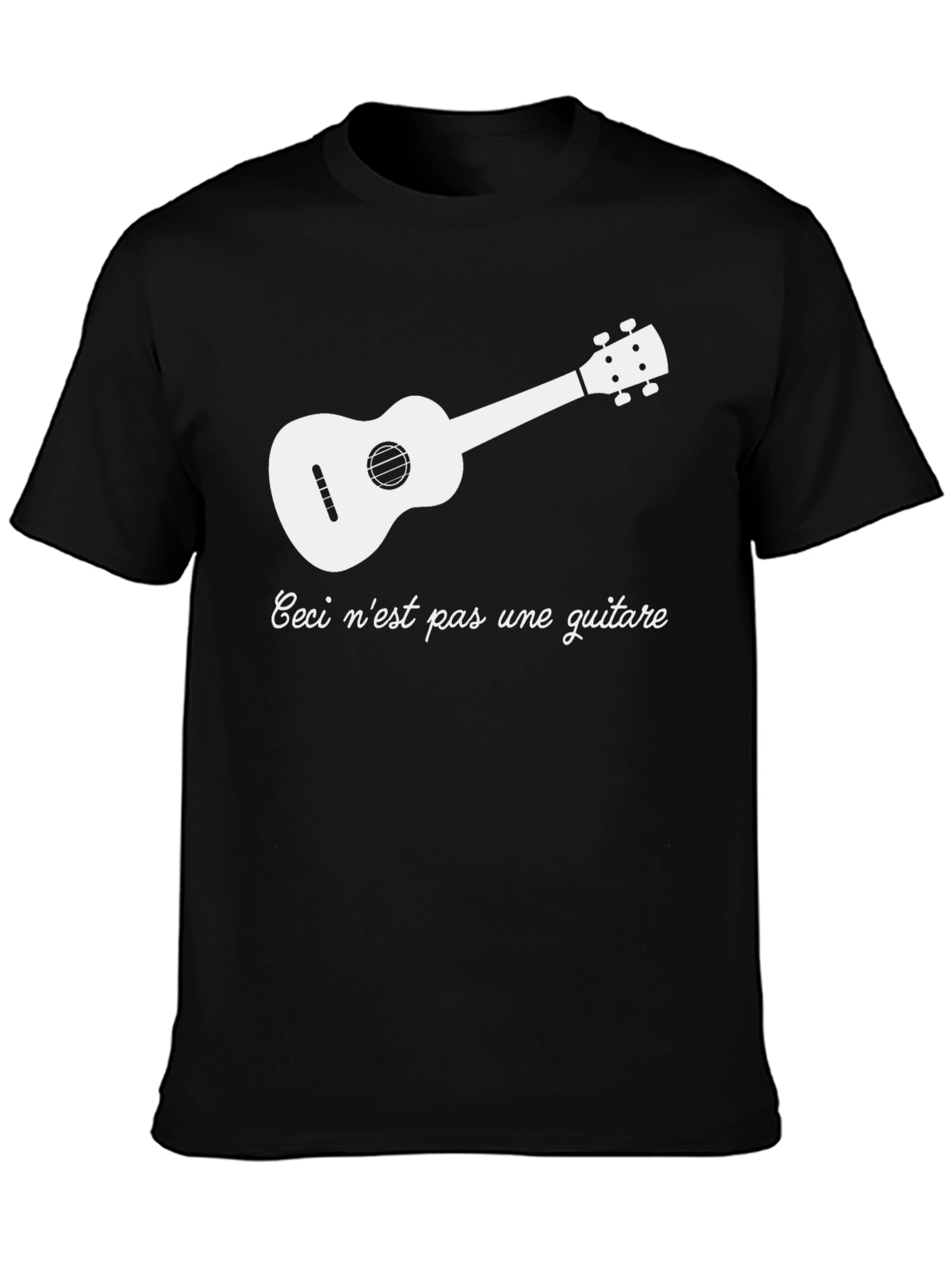 Ceci nest pas une guitare - Ukulele T-Shirt